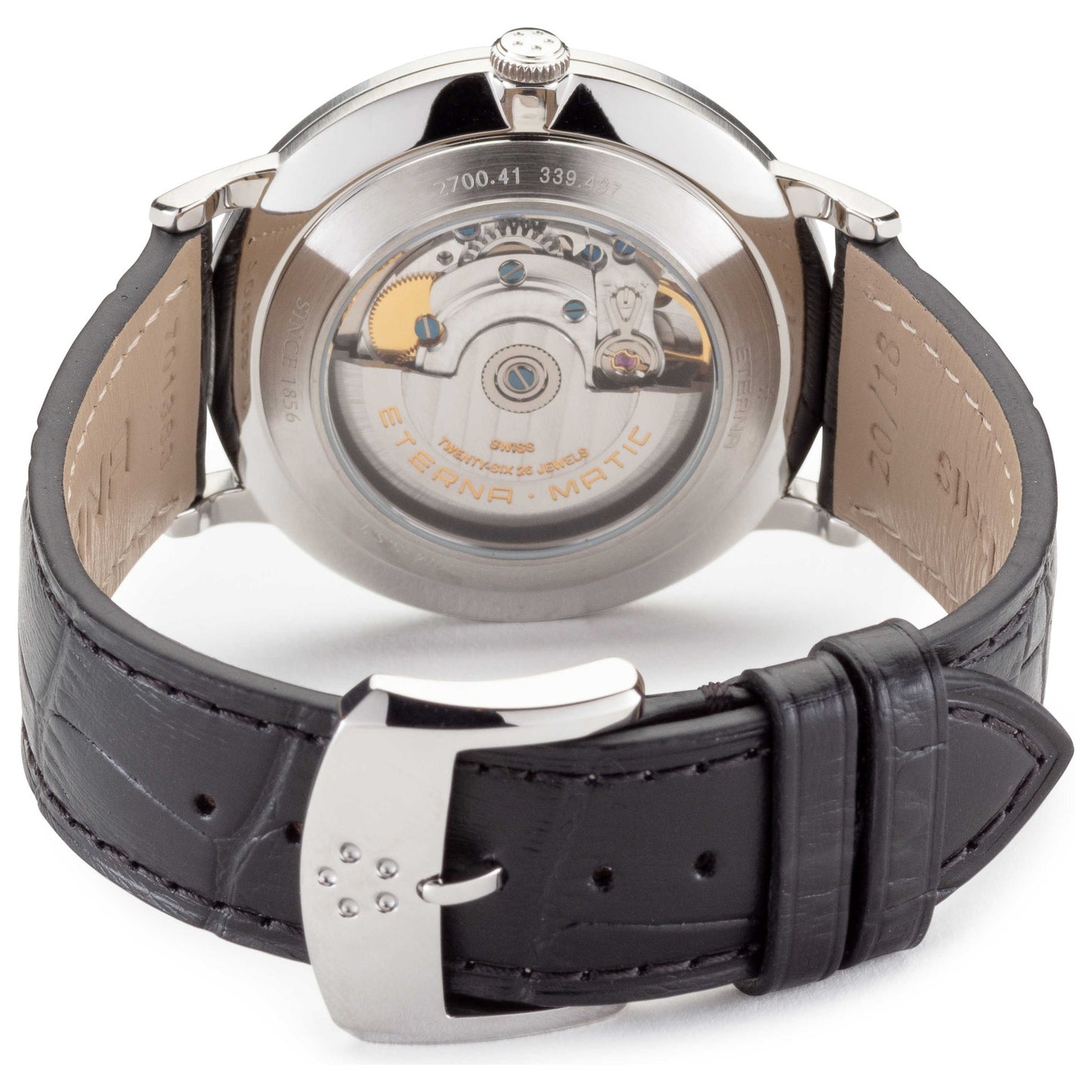 Back view of Eterna Eternity Men's Automatic Watch 2700-41-10-1383