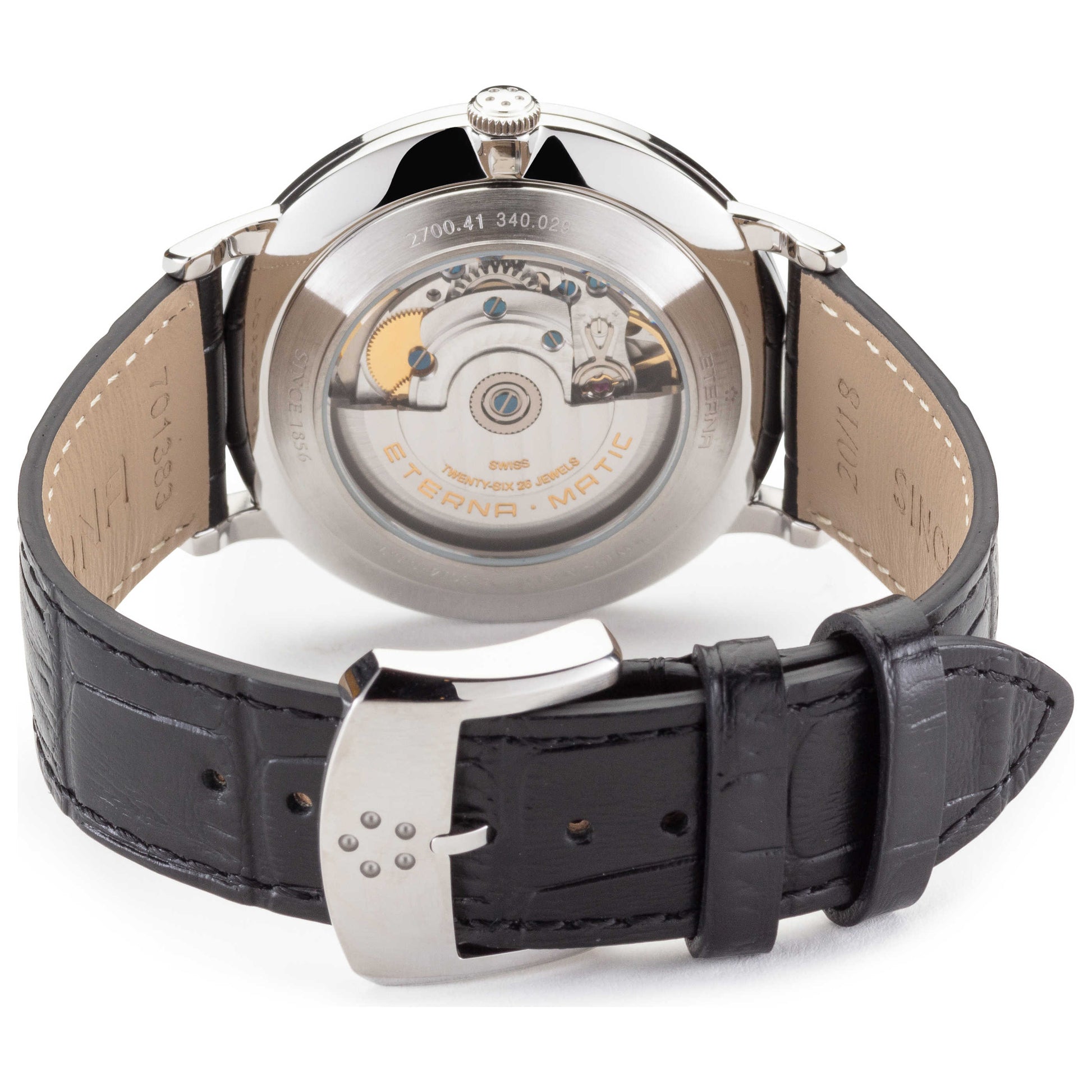 Back view of Eterna Eternity Men's Automatic Watch 2700-41-50-1383