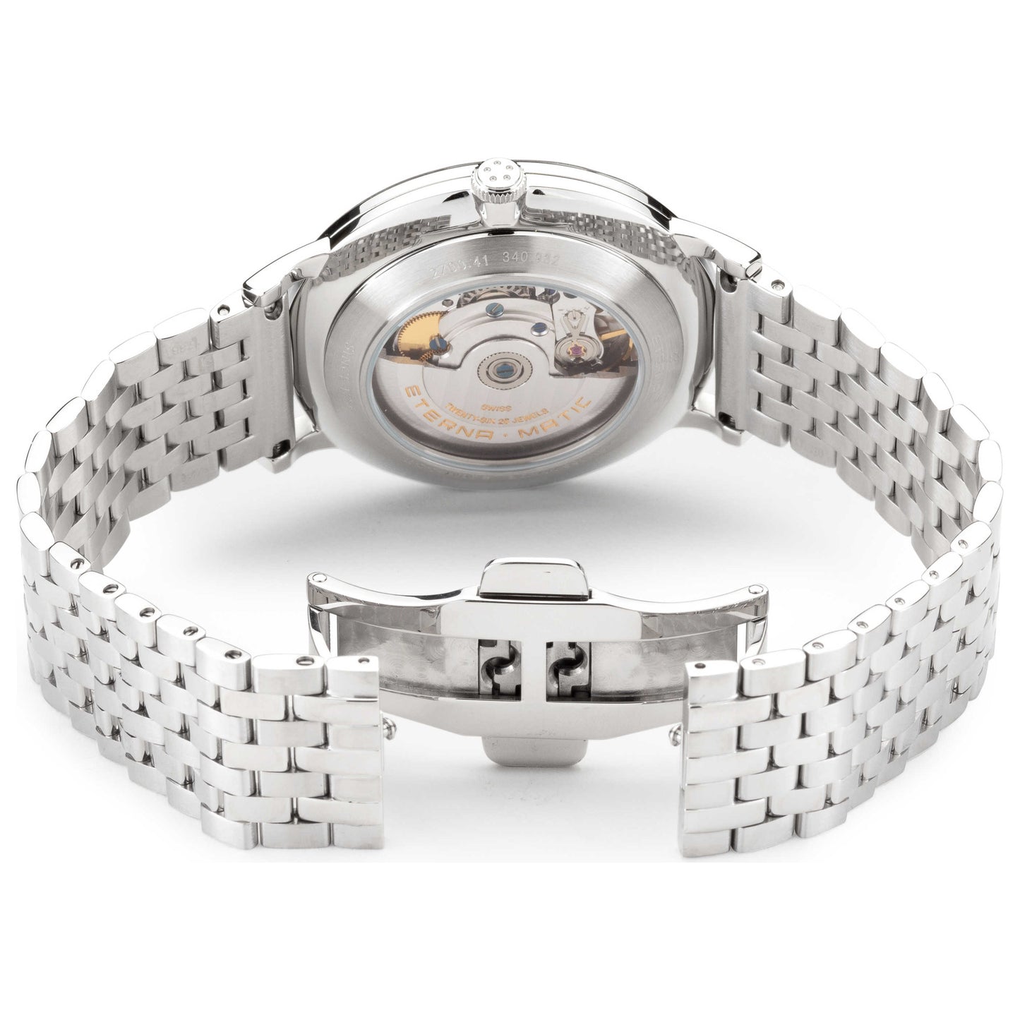 Back view of Eterna Eternity Men's Automatic Watch 2700-41-50-1736