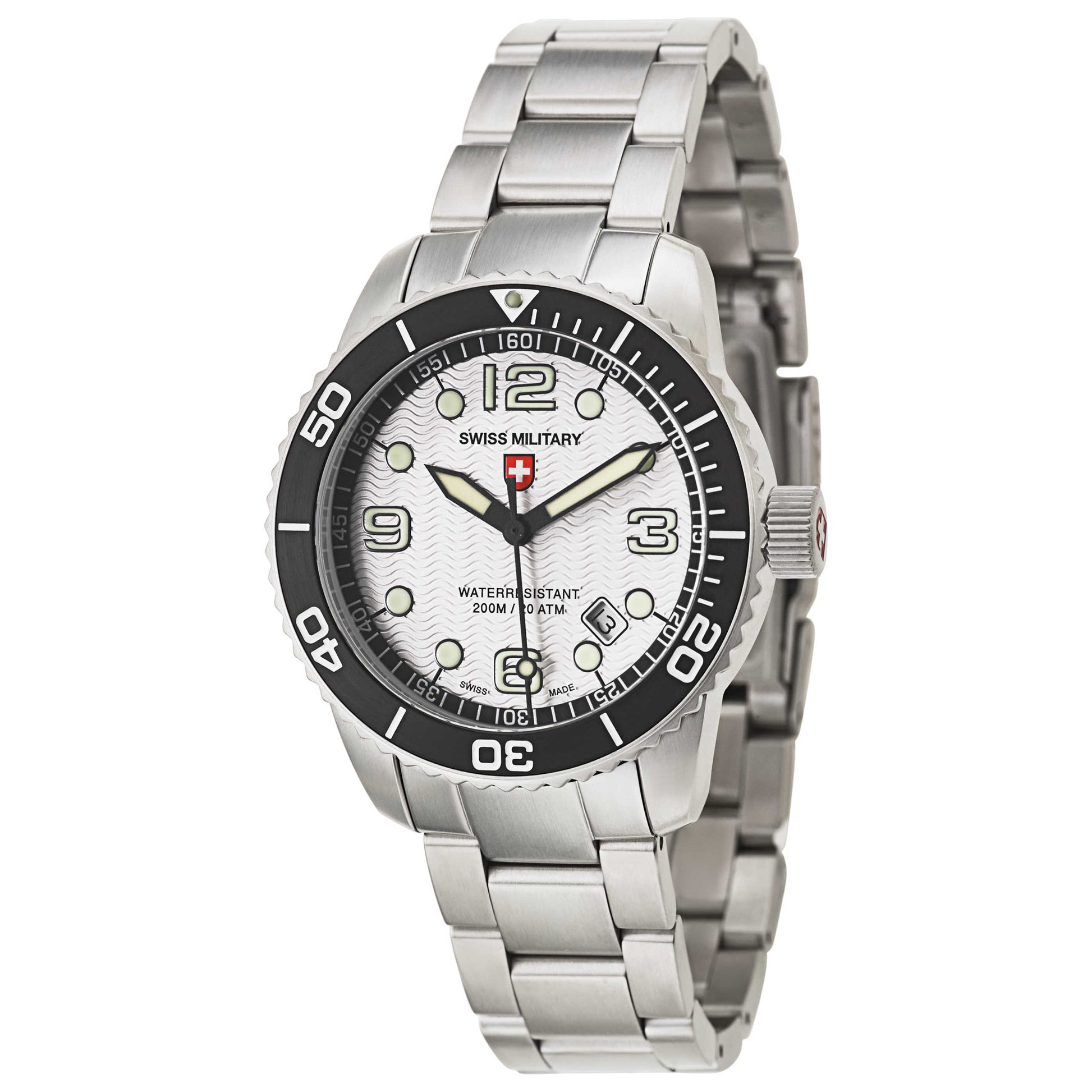 Front view of Swiss Military Marlin Men's Swiss Quartz (Battery-Powered) Watch 2700