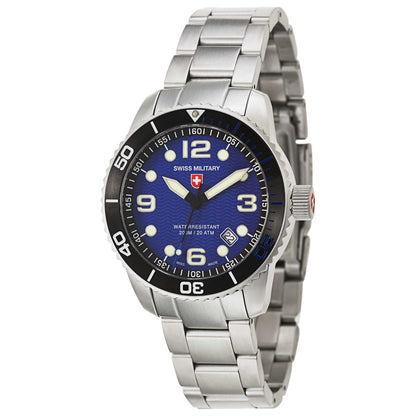 Front view of Swiss Military Marlin Men's Swiss Quartz (Battery-Powered) Watch 2702