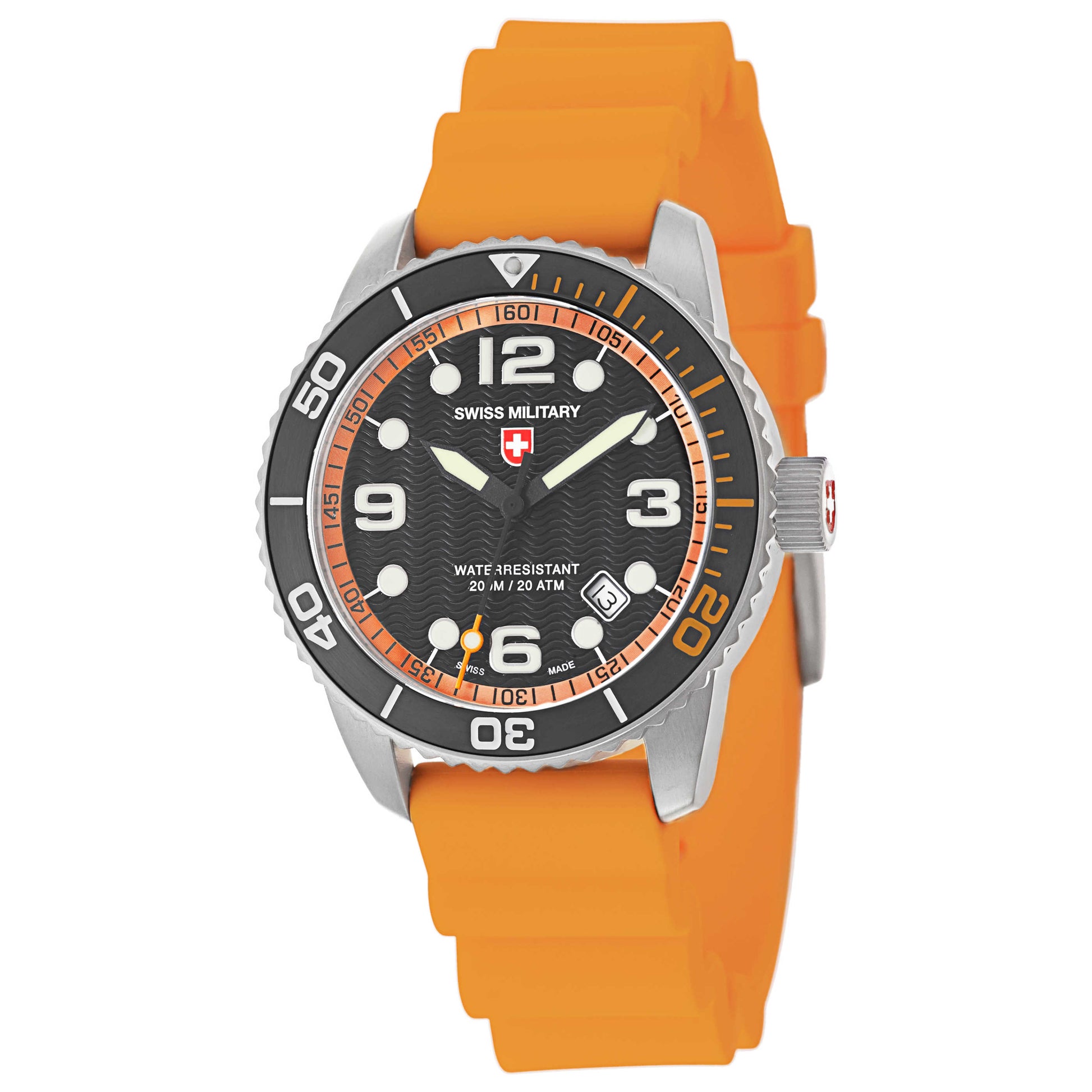 Front view of Swiss Military Marlin Men's Swiss Quartz (Battery-Powered) Watch 27031
