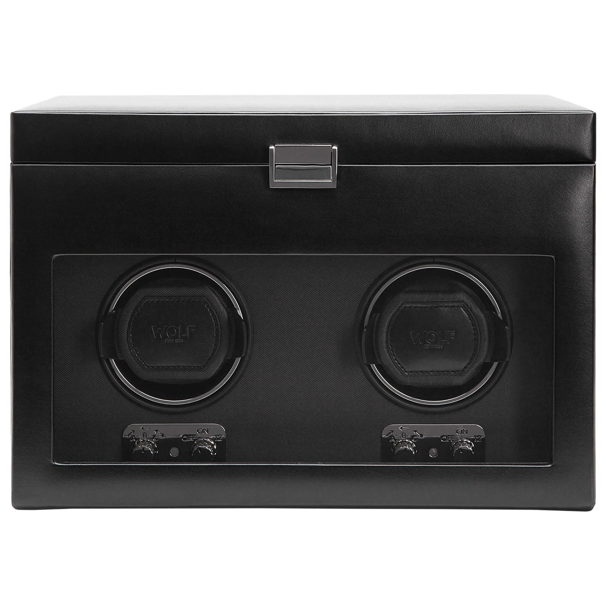 Front view of Wolf Heritage Watch Winder 270402