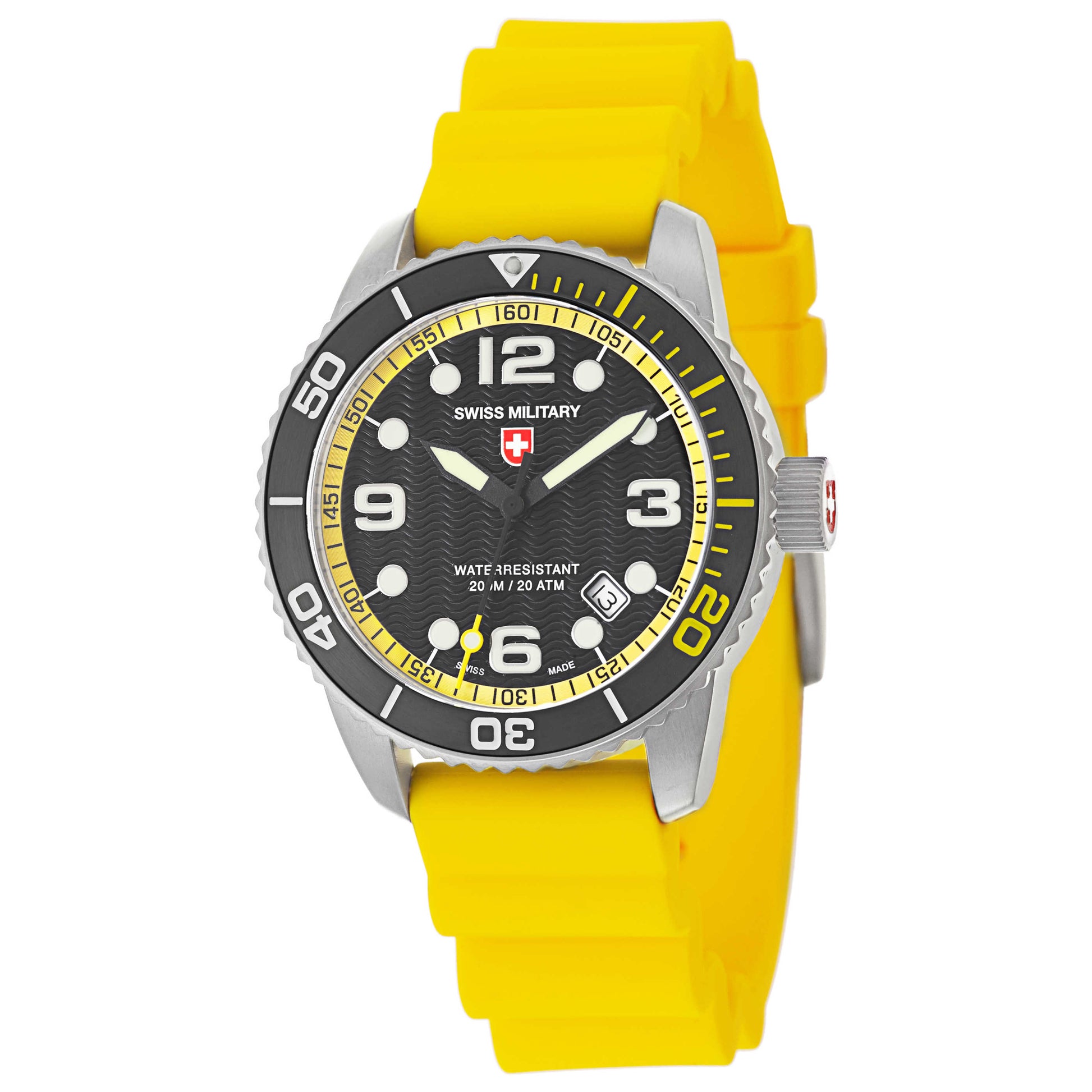 Front view of Swiss Military Marlin Men's Swiss Quartz (Battery-Powered) Watch 27041