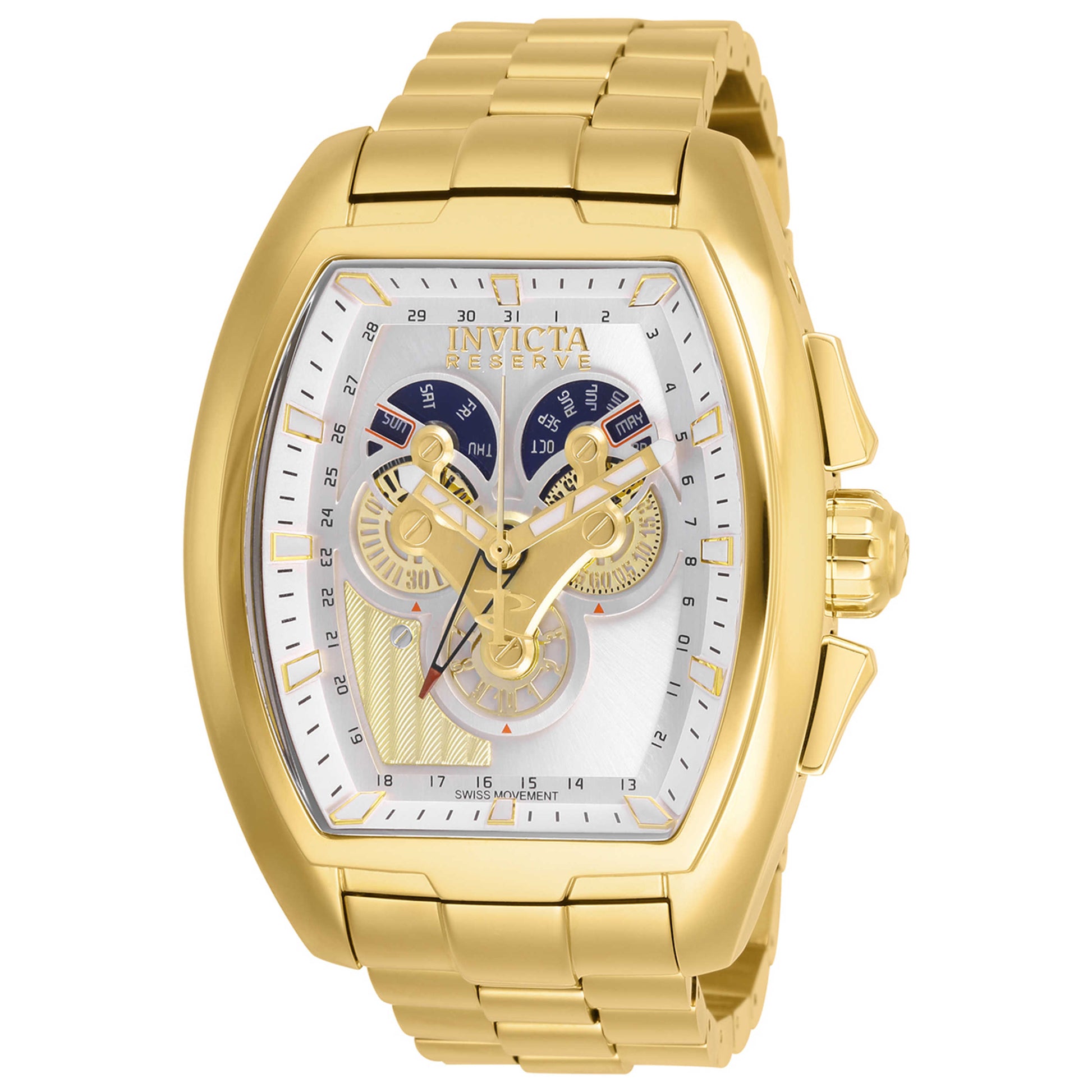 Front view of Invicta Reserve Men's Quartz Watch 27054