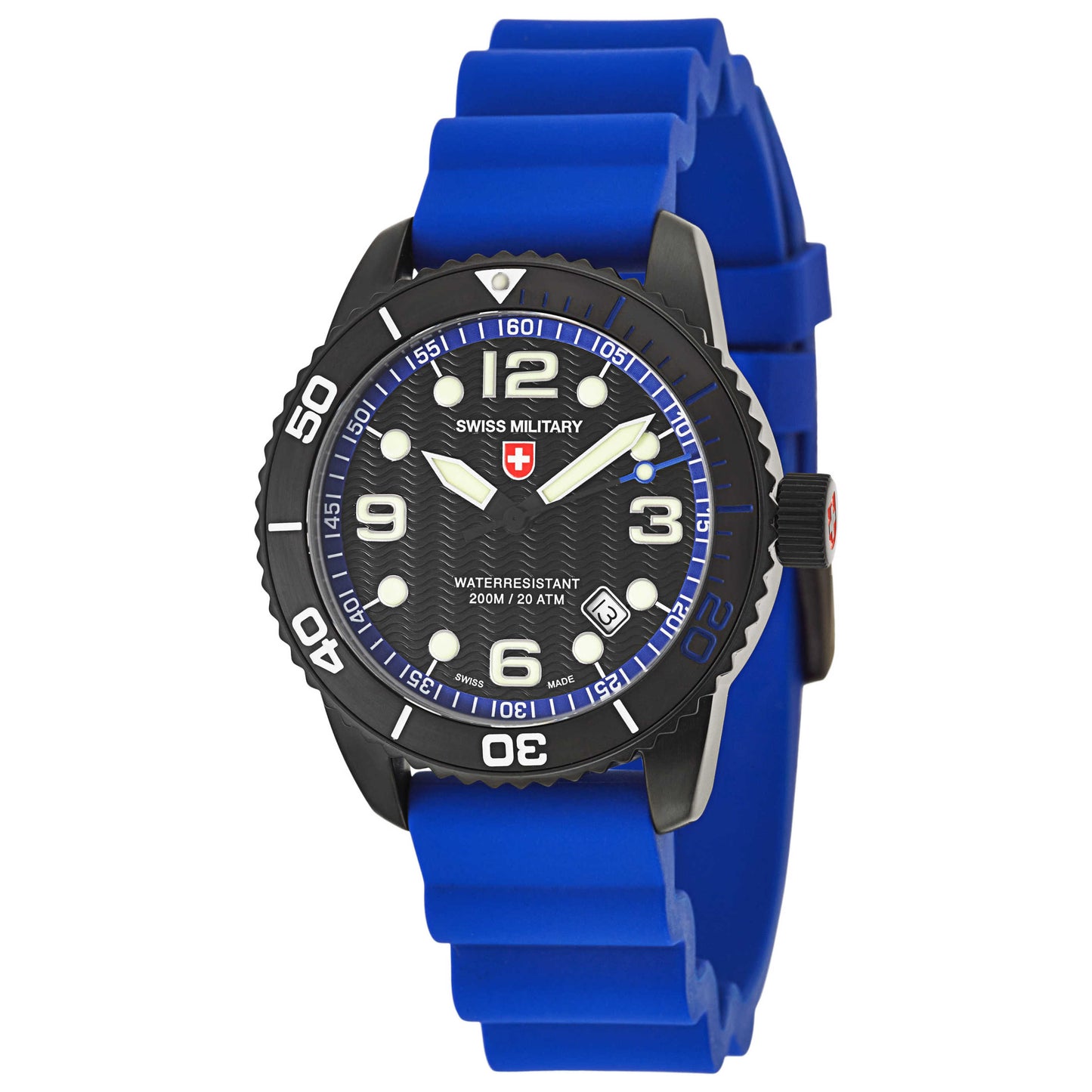 Front view of Swiss Military Marlin Men's Swiss Quartz (Battery-Powered) Watch 2707