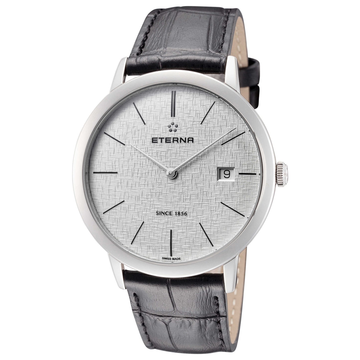 Front view of Eterna Eternity Men's Swiss Quartz (Battery-Powered) Watch 2710-41-10-1383