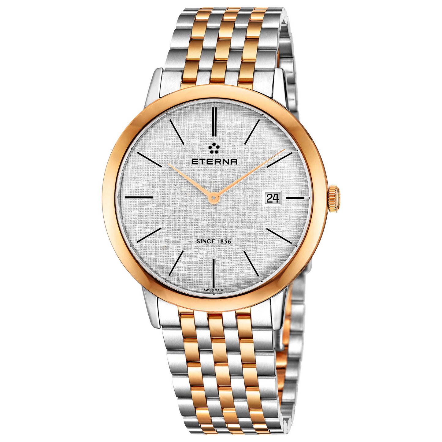 Front view of Eterna Eternity Men's Quartz Watch 2710.53.10.1737