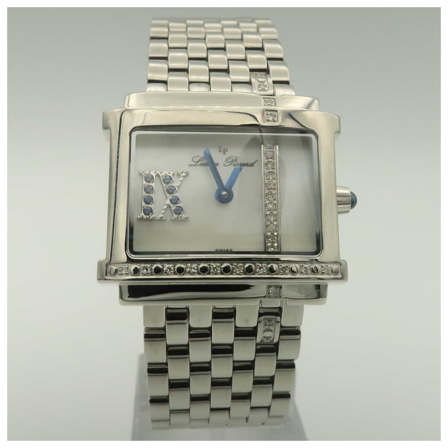 Front view of Lucien Piccard Virtue Women's Swiss Quartz (Battery-Powered) Watch 27100MP-PO