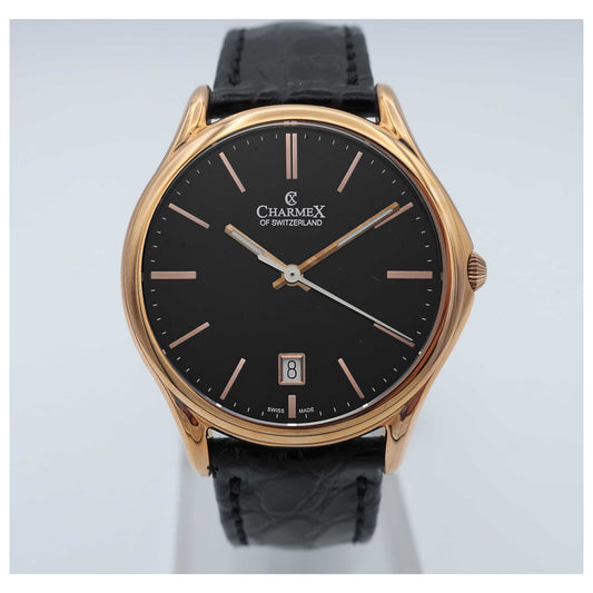 Front view of Charmex Madison Avenue Men's Swiss Quartz (Battery-Powered) Watch 2711-SD