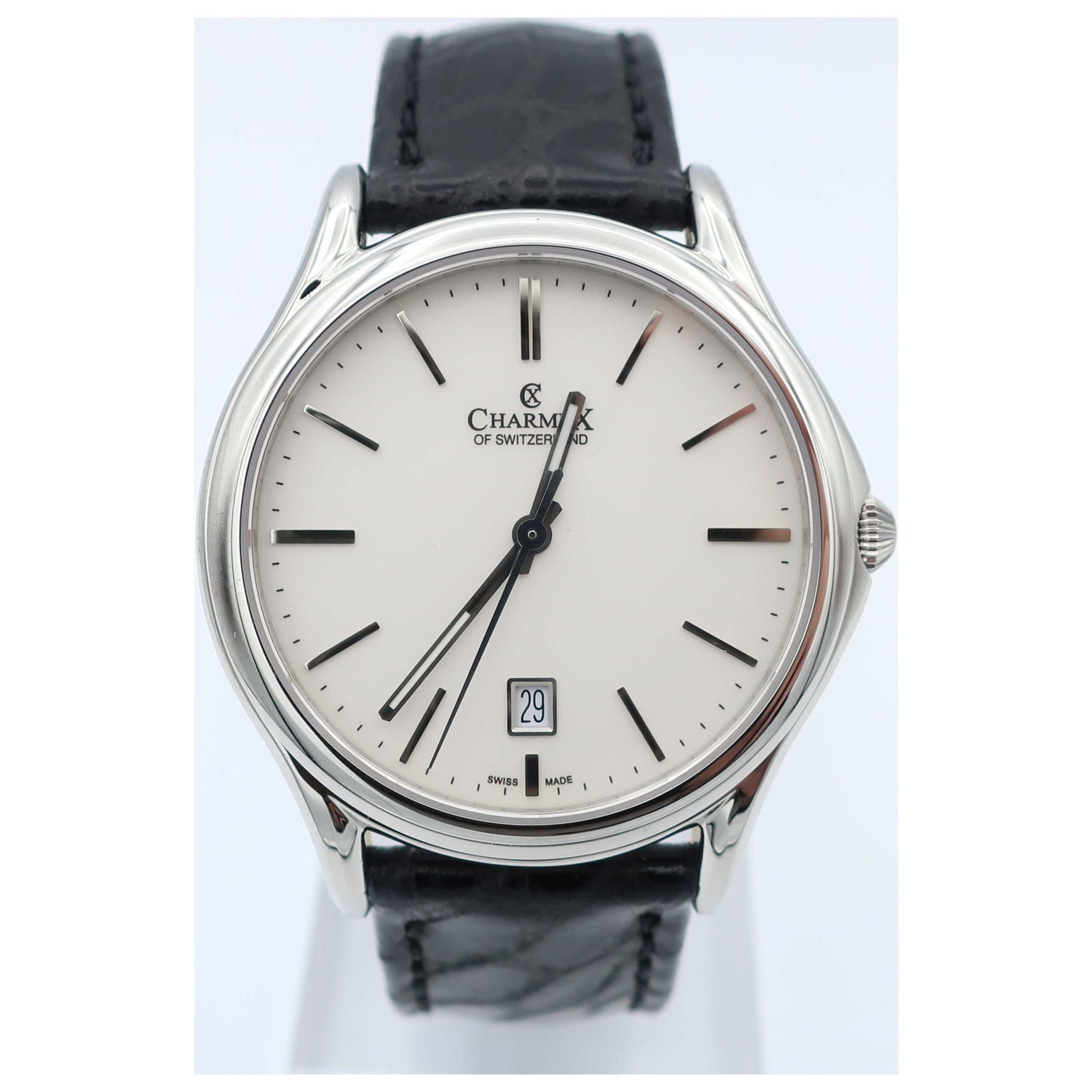 Front view of Charmex Madison Avenue Men's Swiss Quartz (Battery-Powered) Watch 2715-SD