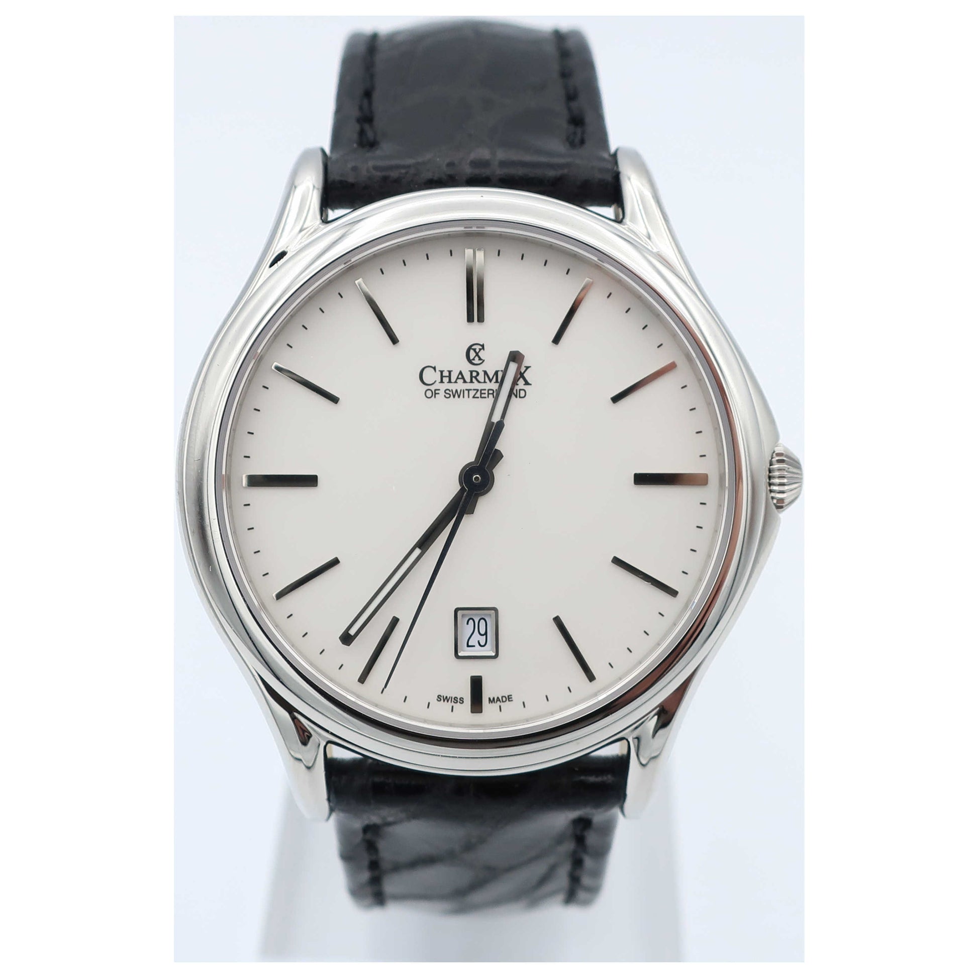 Front view of Charmex Madison Avenue Men's Swiss Quartz (Battery-Powered) Watch 2715-SD