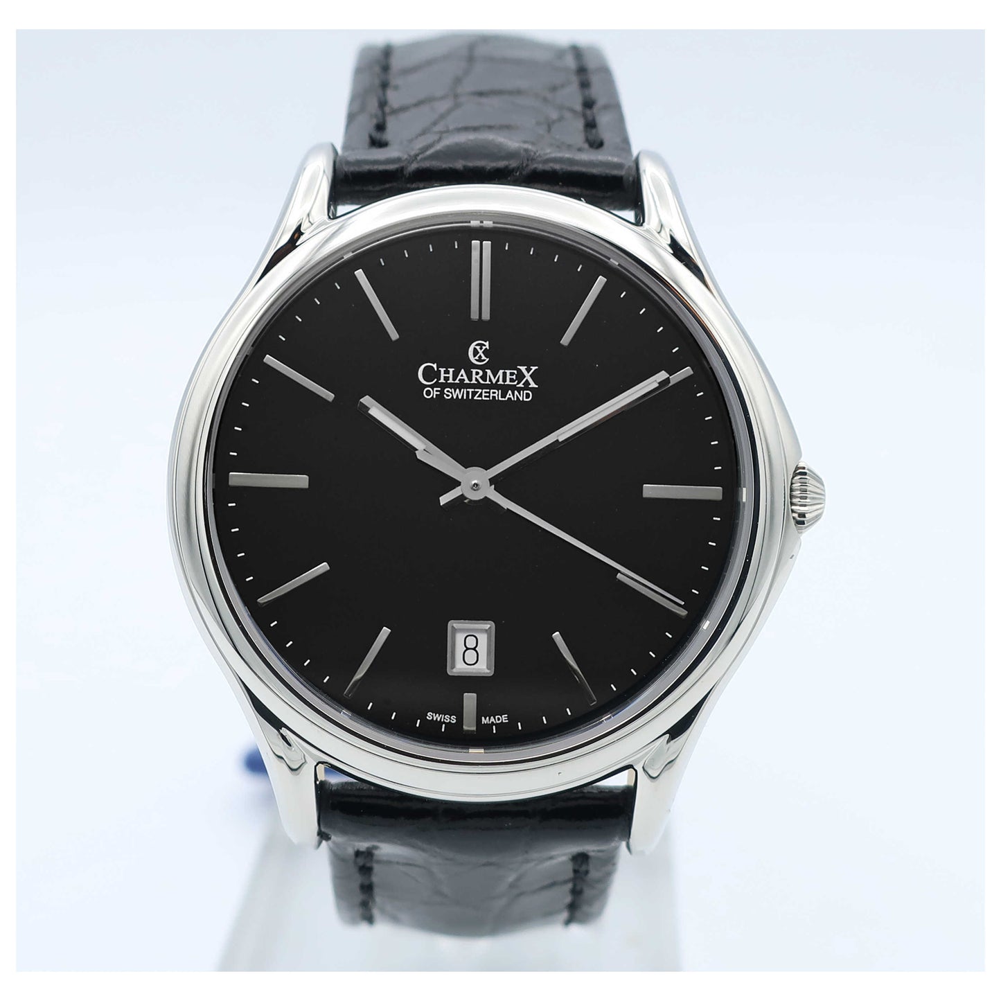 Front view of Charmex Madison Avenue Men's Swiss Quartz (Battery-Powered) Watch 2716-SD