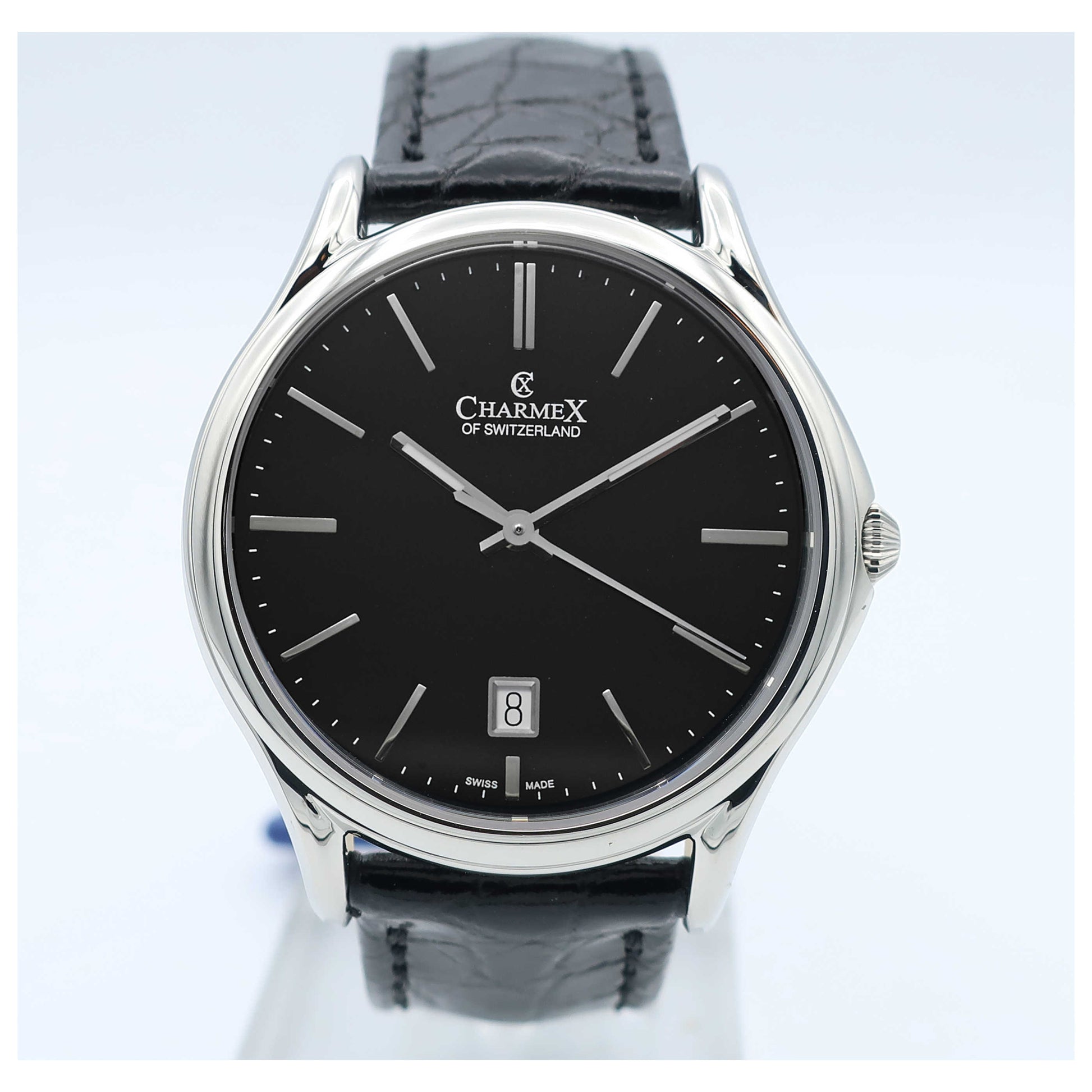 Front view of Charmex Madison Avenue Men's Swiss Quartz (Battery-Powered) Watch 2716-SD