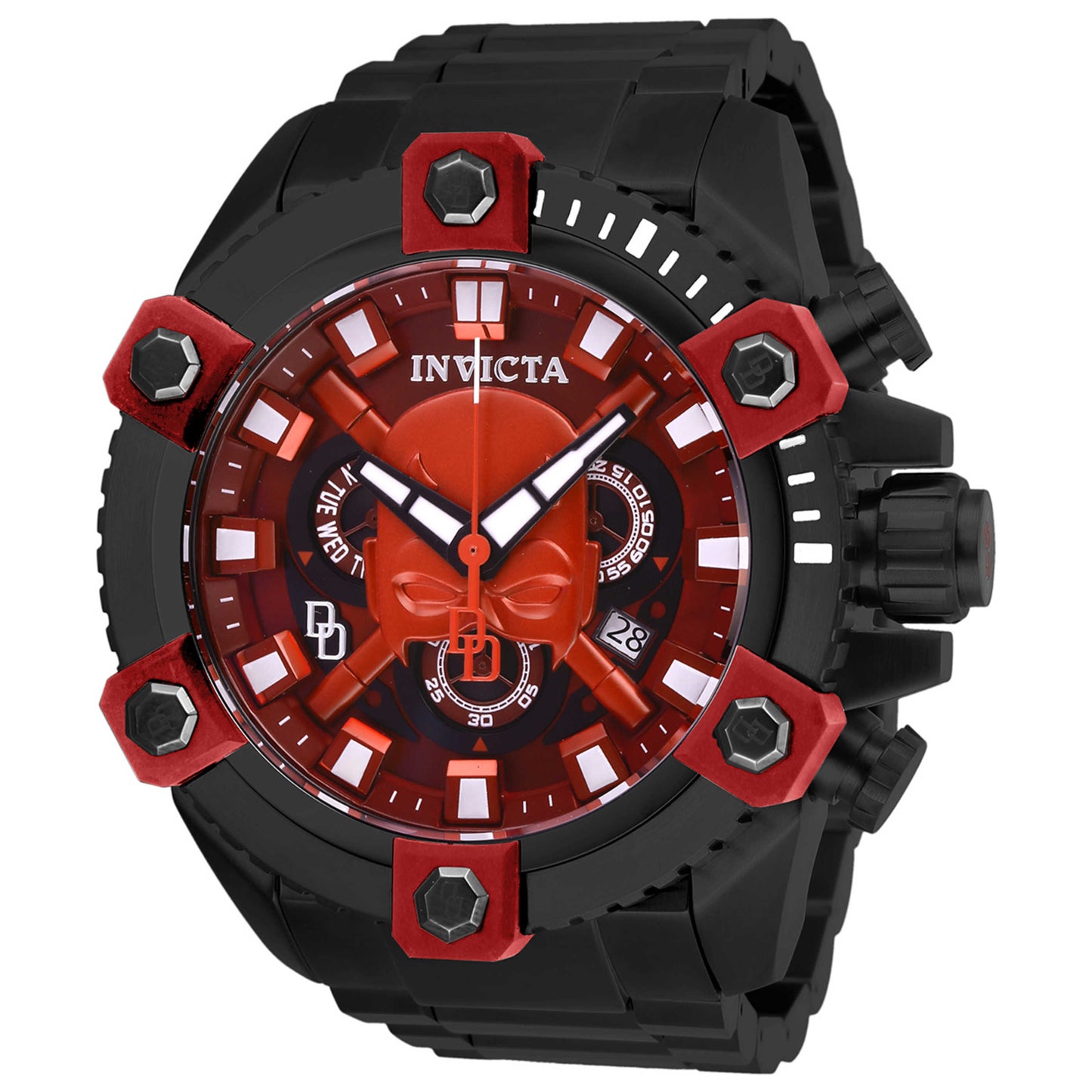 Front view of Invicta Marvel Men's Quartz Watch 27167