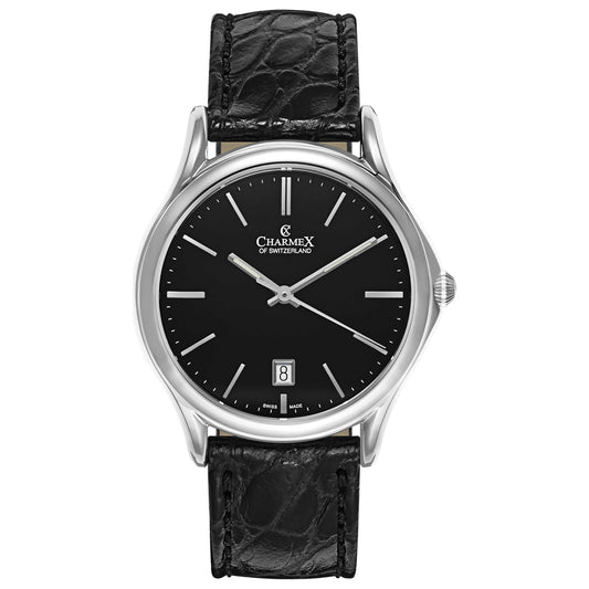 Front view of Charmex Madison Avenue Men's Swiss Quartz (Battery-Powered) Watch 2716