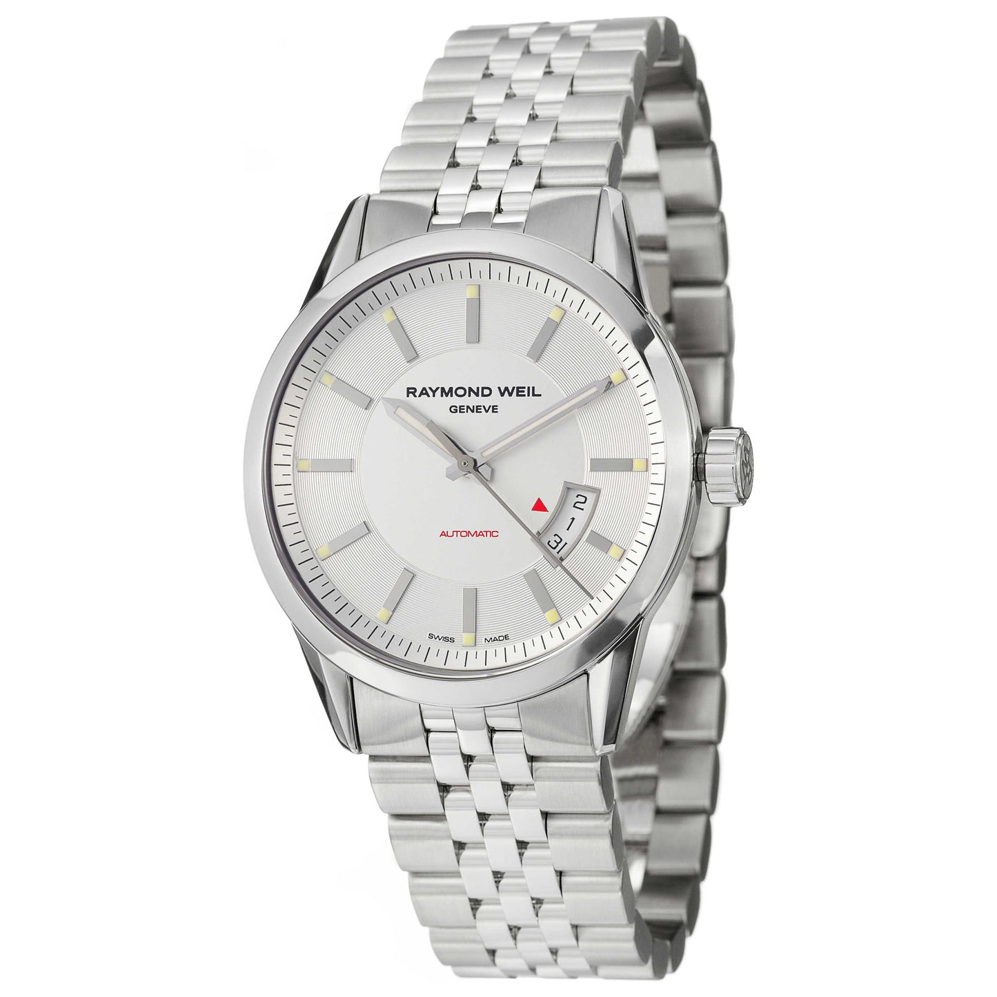 Front view of Raymond Weil Freelancer Men's Automatic Watch 2730-ST-65001