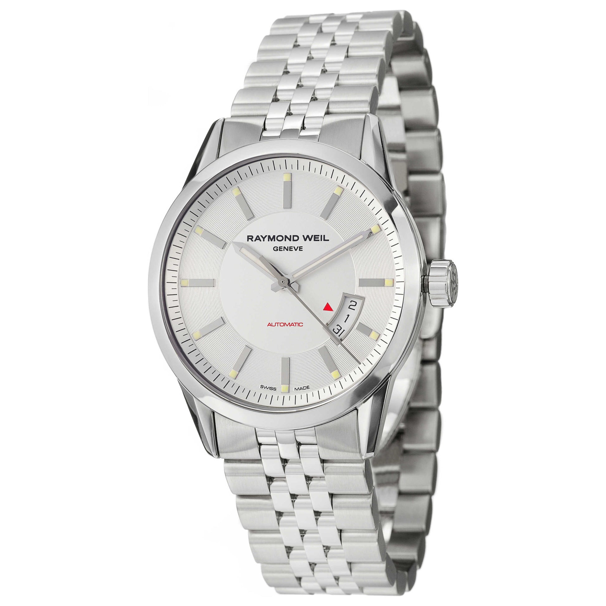 Front view of Raymond Weil Freelancer Men's Automatic Watch 2730-ST-65001