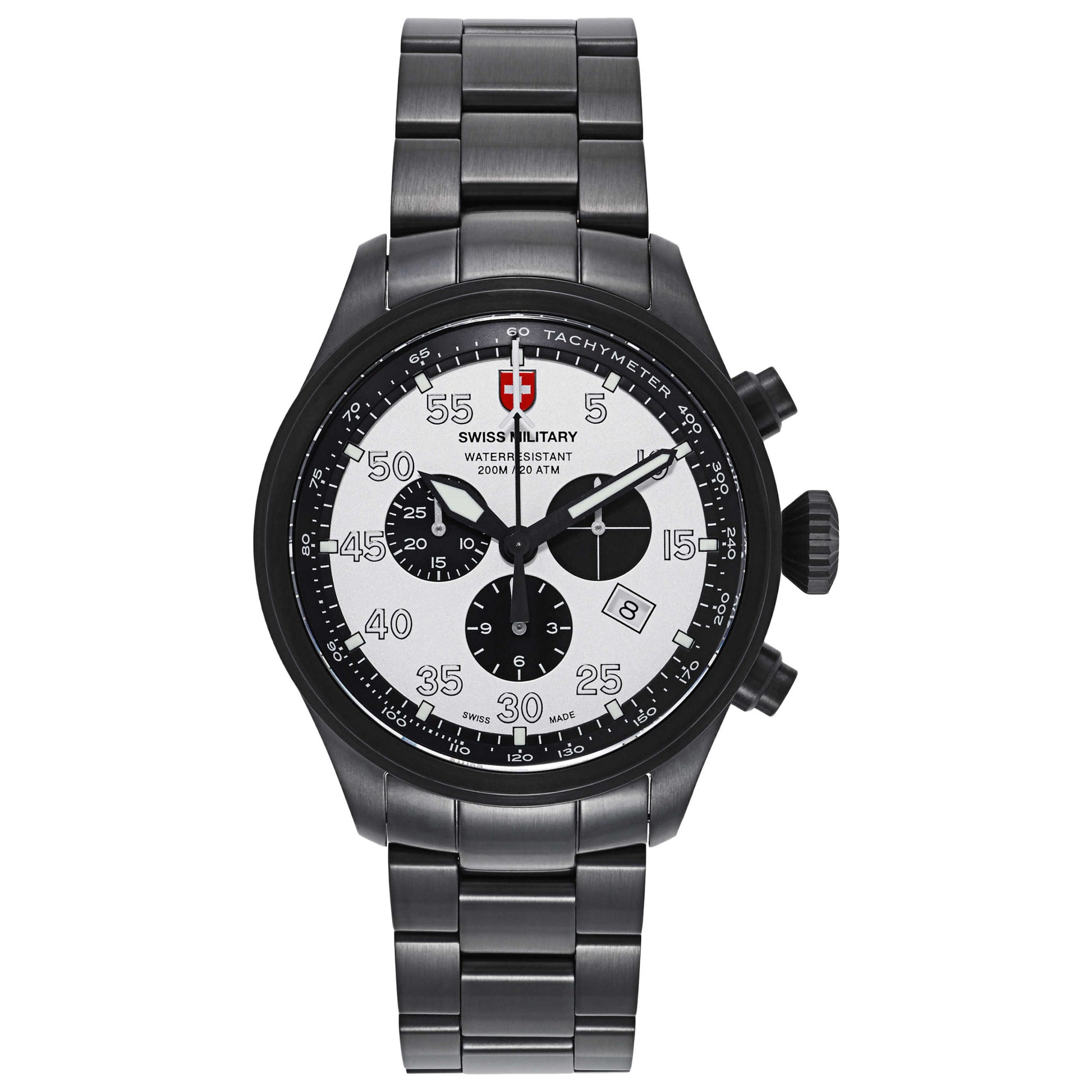Front view of Swiss Military Hawk Men's Swiss Quartz (Battery-Powered) Watch 2730