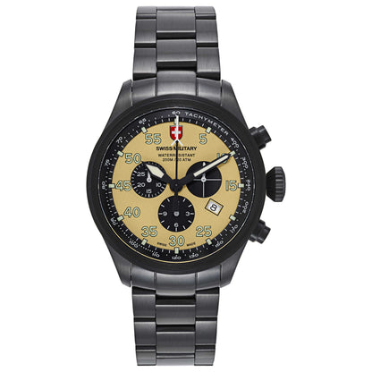 Front view of Swiss Military Hawk Men's Swiss Quartz (Battery-Powered) Watch 2733