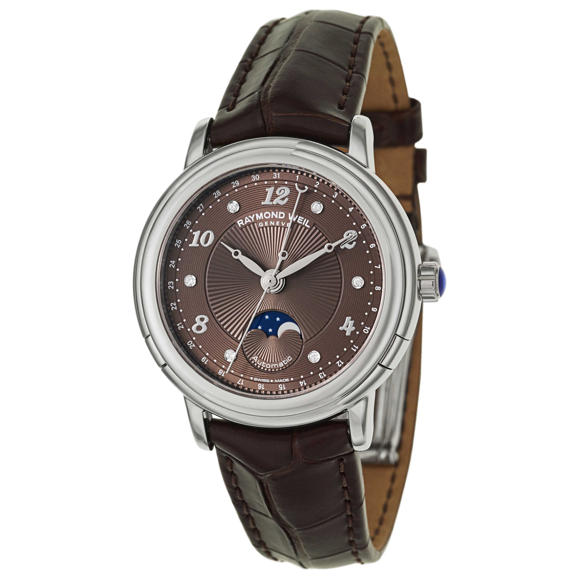 Front view of Raymond Weil Maestro Women's Automatic Watch 2739-L2-05785