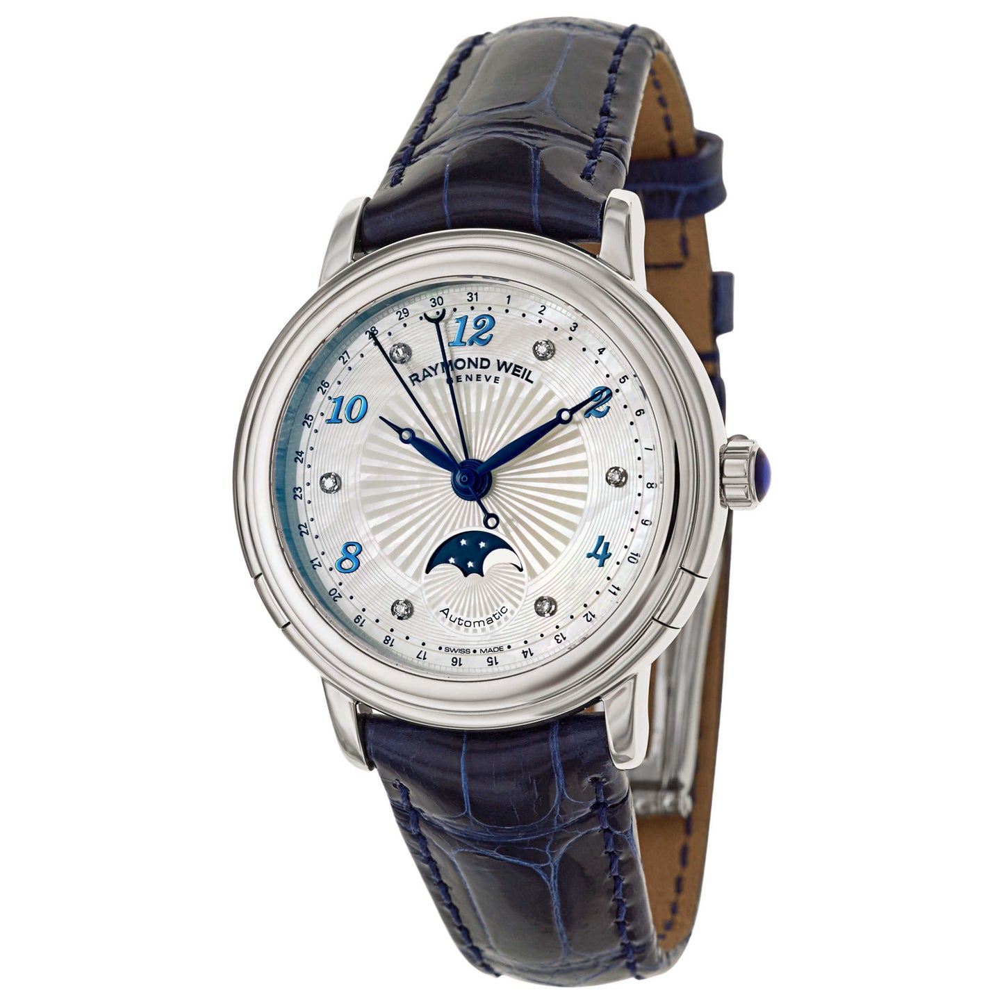 Front view of Raymond Weil Maestro Women's Automatic Watch 2739-L3-05985