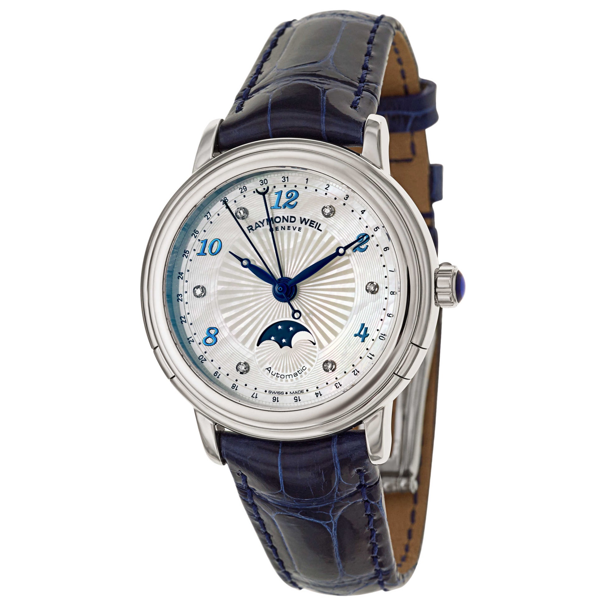 Front view of Raymond Weil Maestro Women's Automatic Watch 2739-L3-05985