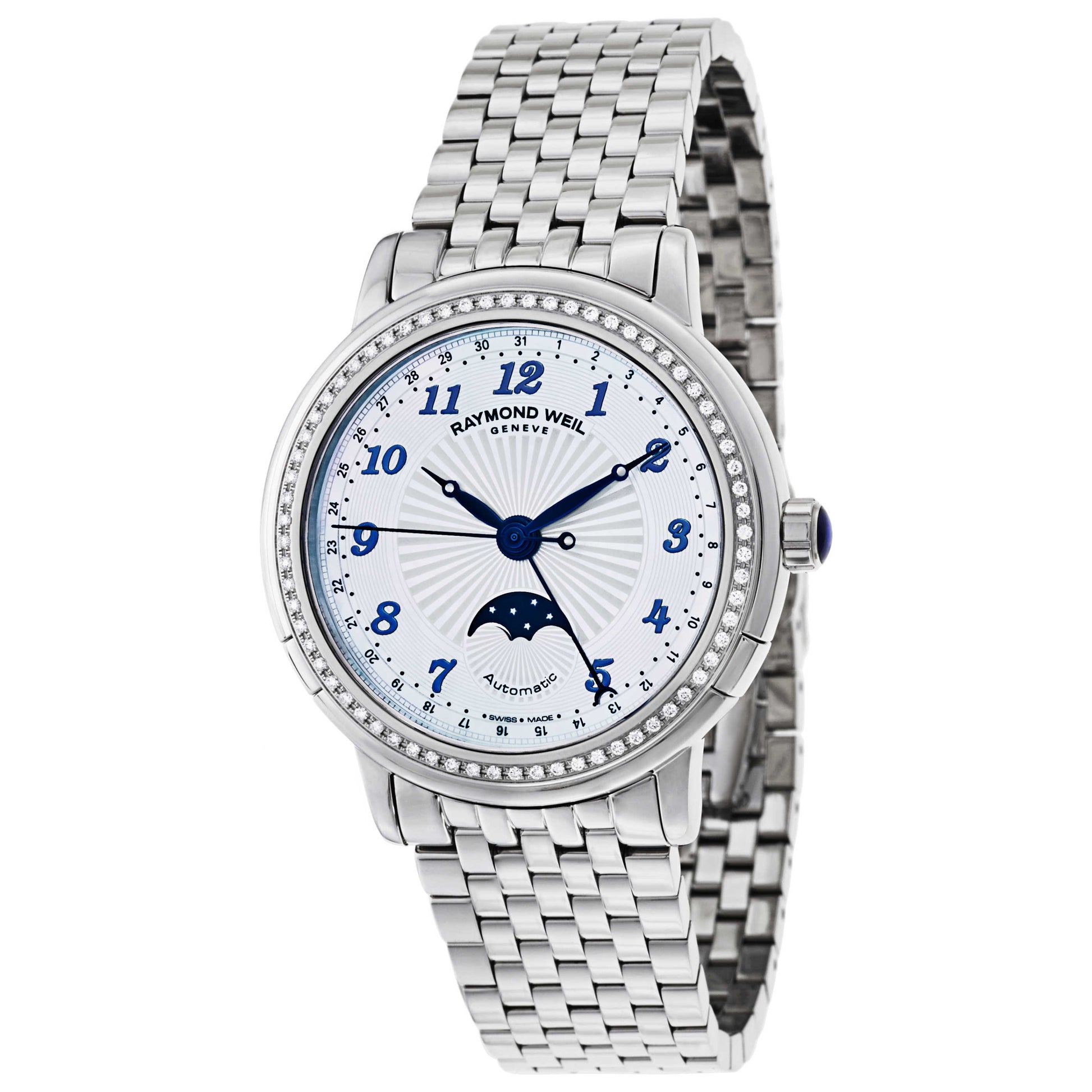 Front view of Raymond Weil Maestro Women's Automatic Watch 2739-ST-05909