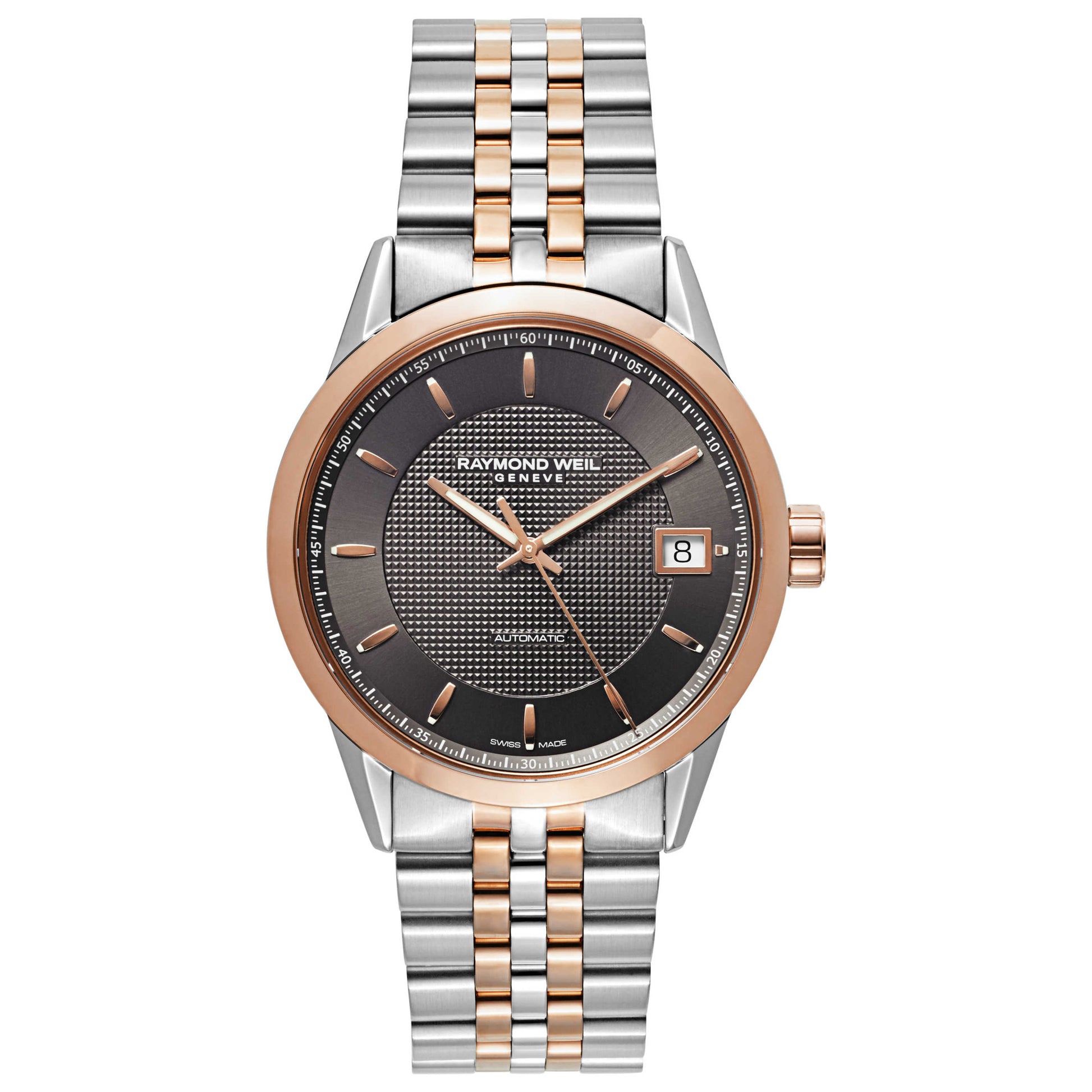Front view of Raymond Weil Freelancer Men's Automatic Watch 2740-SP5-60021