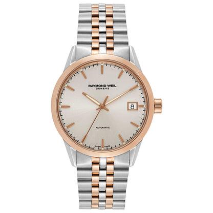 Front view of Raymond Weil Freelancer Men's Automatic Watch 2740-SP5-65011