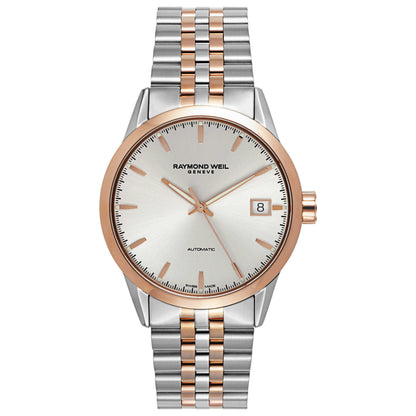 Front view of Raymond Weil Freelancer Men's Automatic Watch 2740-STP-65021