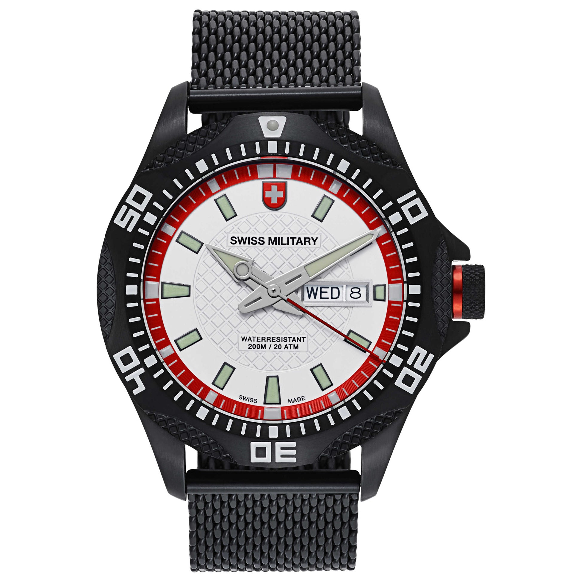 Front view of Swiss Military Tank Men's Swiss Quartz (Battery-Powered) Watch 2740