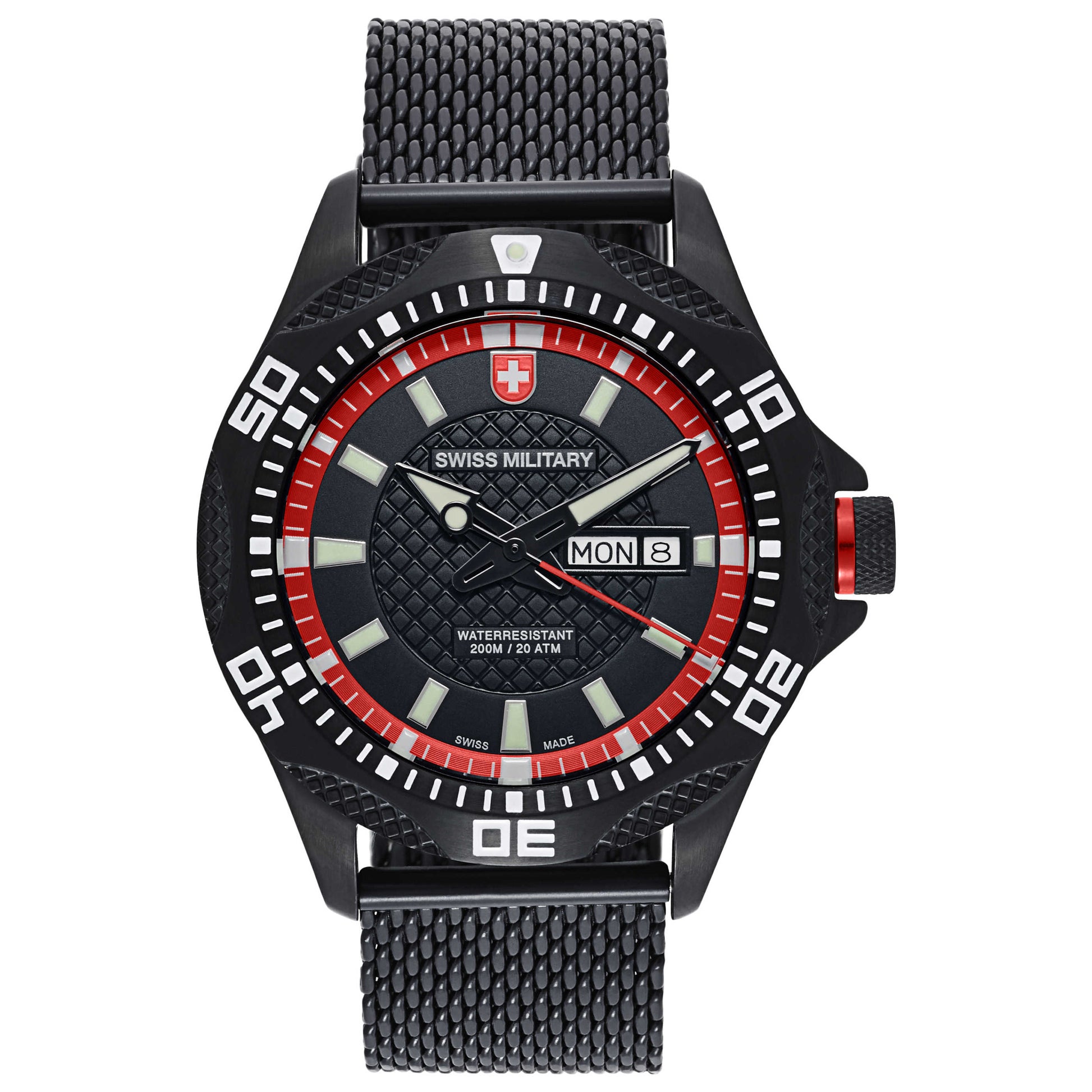 Front view of Swiss Military Tank Men's Swiss Quartz (Battery-Powered) Watch 2741