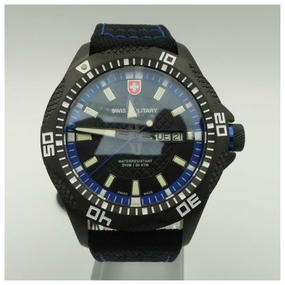 Front view of Swiss Military Tank Men's Swiss Quartz (Battery-Powered) Watch 27421-PO