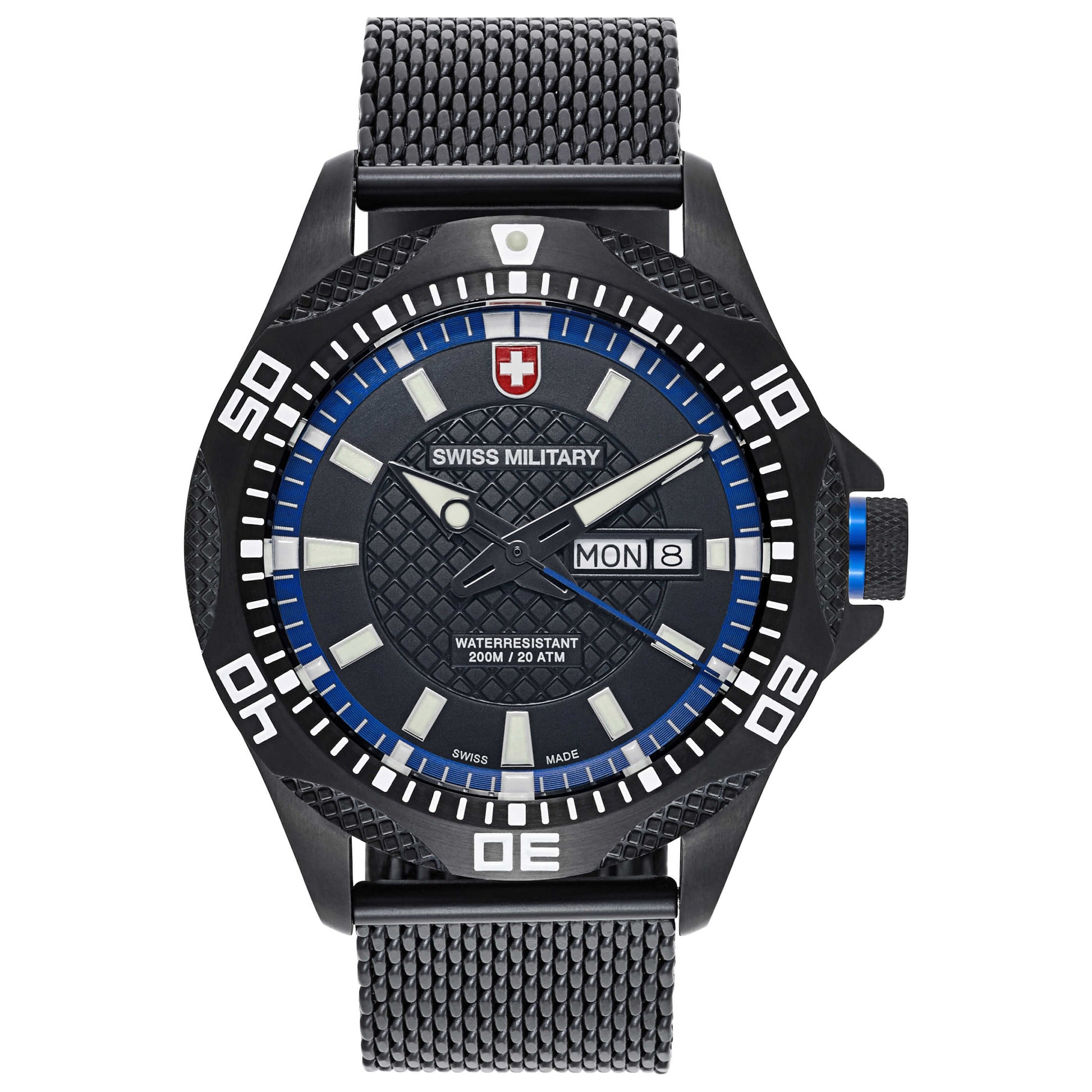 Front view of Swiss Military Tank Men's Swiss Quartz (Battery-Powered) Watch 2742