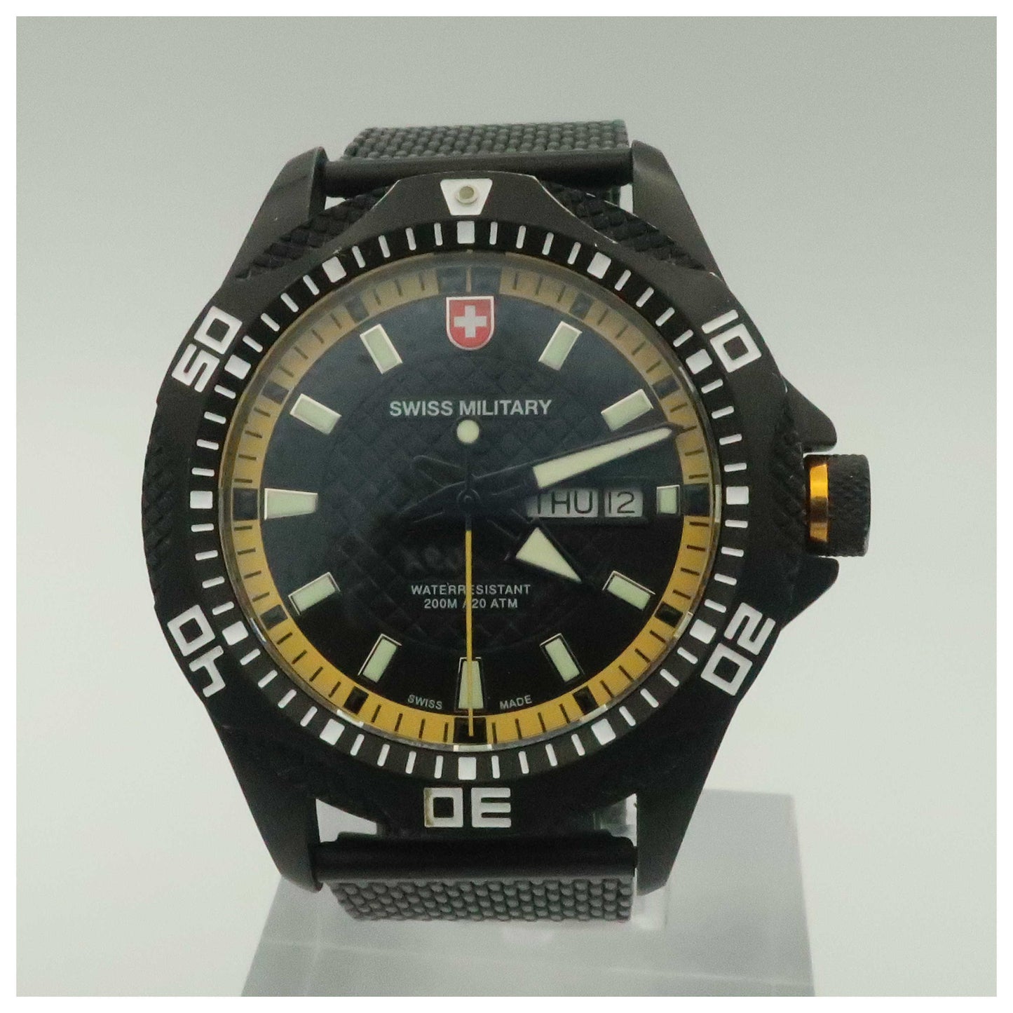 Front view of Swiss Military Tank Men's Swiss Quartz (Battery-Powered) Watch 2744-SD