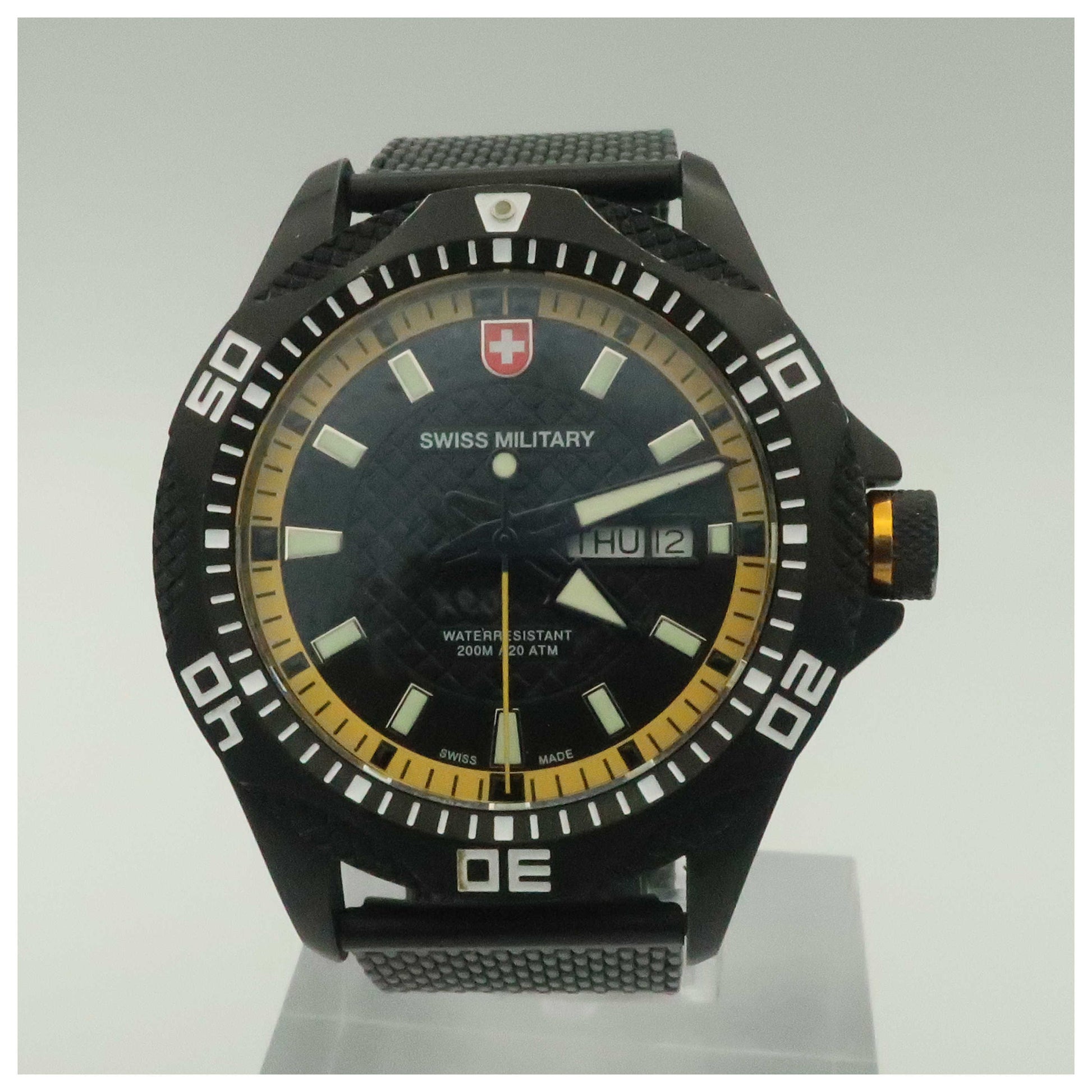 Front view of Swiss Military Tank Men's Swiss Quartz (Battery-Powered) Watch 2744-SD