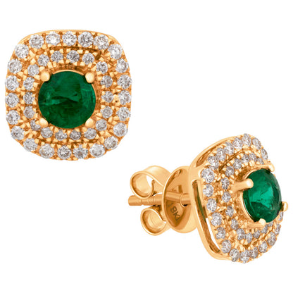 Tresorra Fashion Women's Earrings 275-YG-EM - Image #2