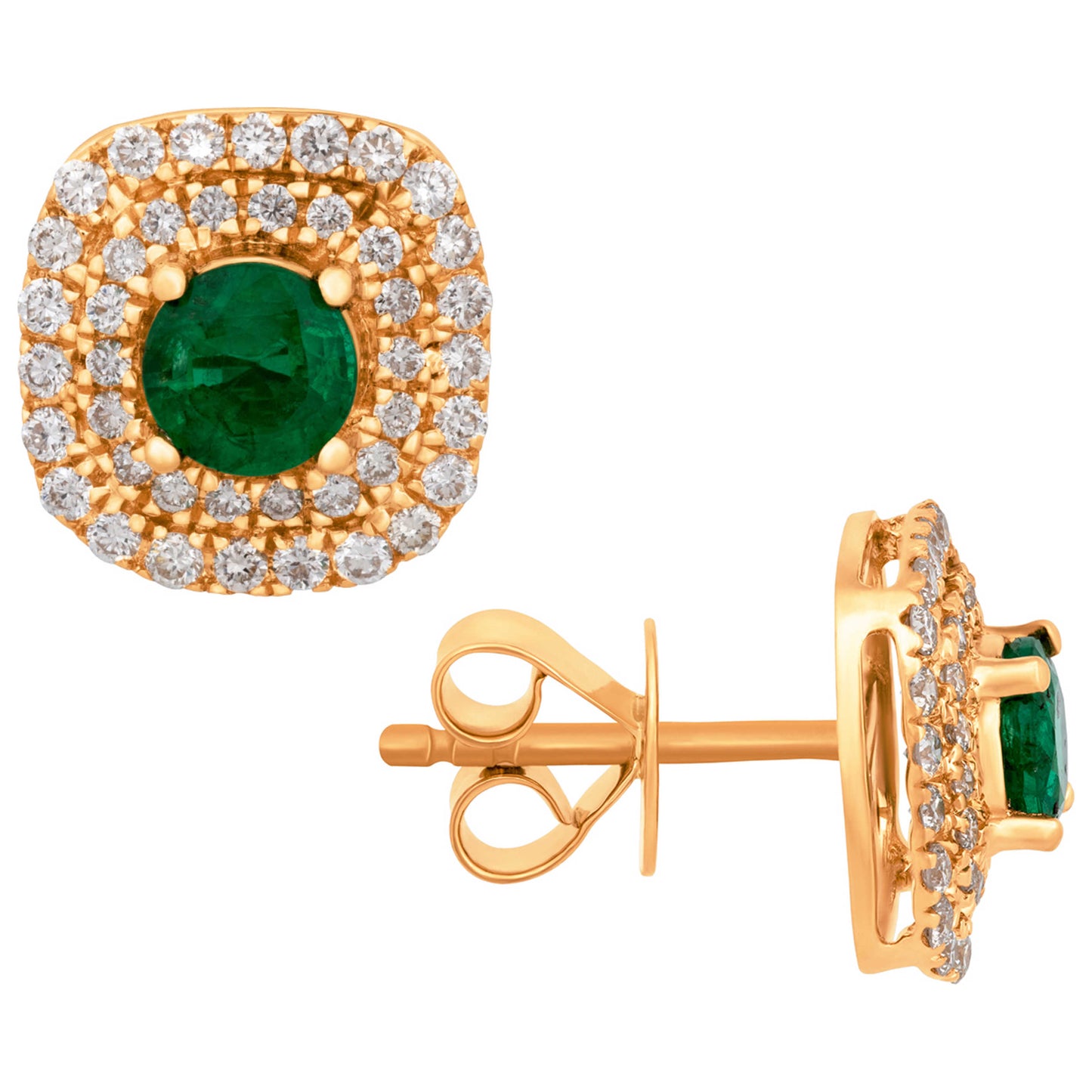 Tresorra Fashion Women's Earrings 275-YG-EM - Image #4