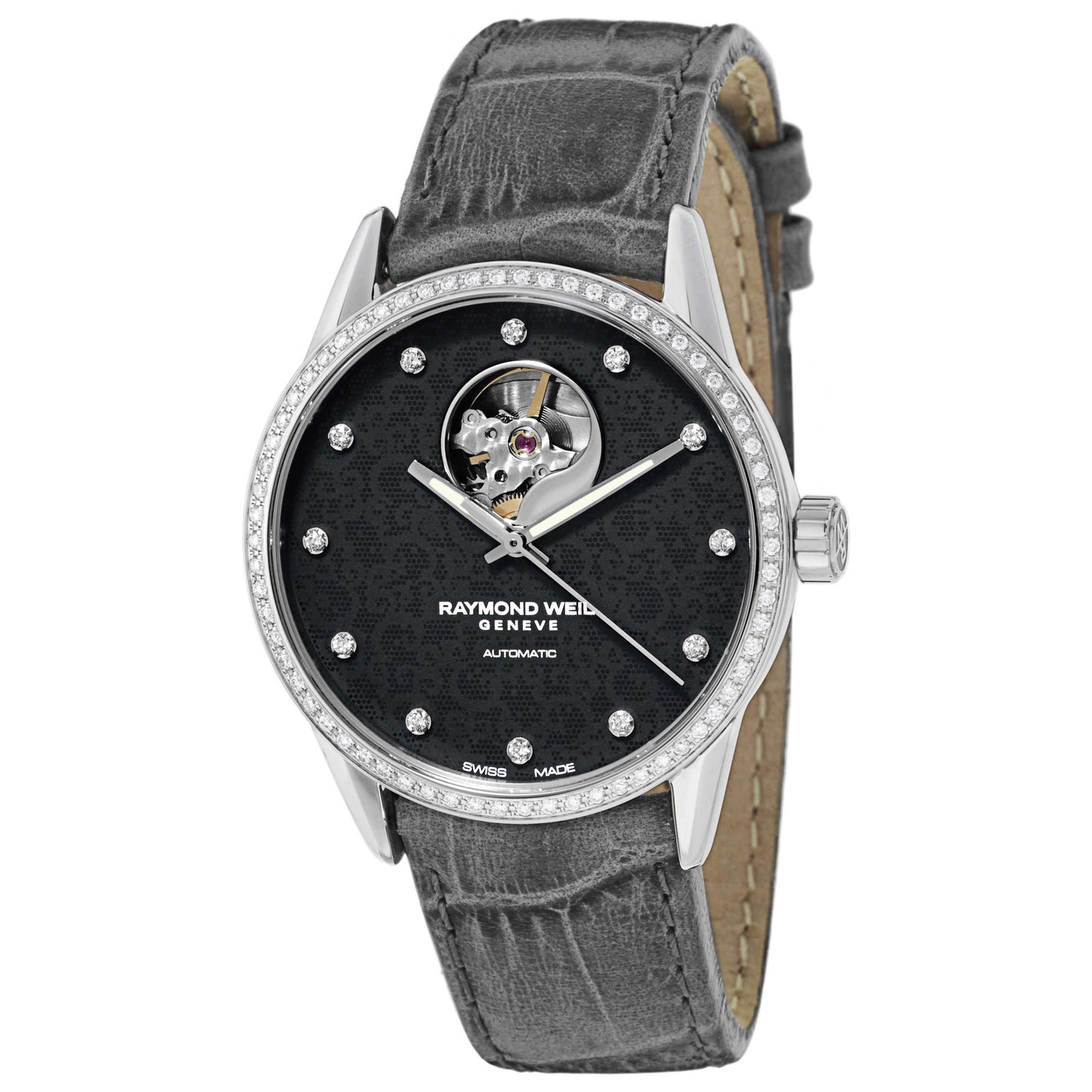 Front view of Raymond Weil Freelancer Women's Automatic Watch 2750-SLS-20081