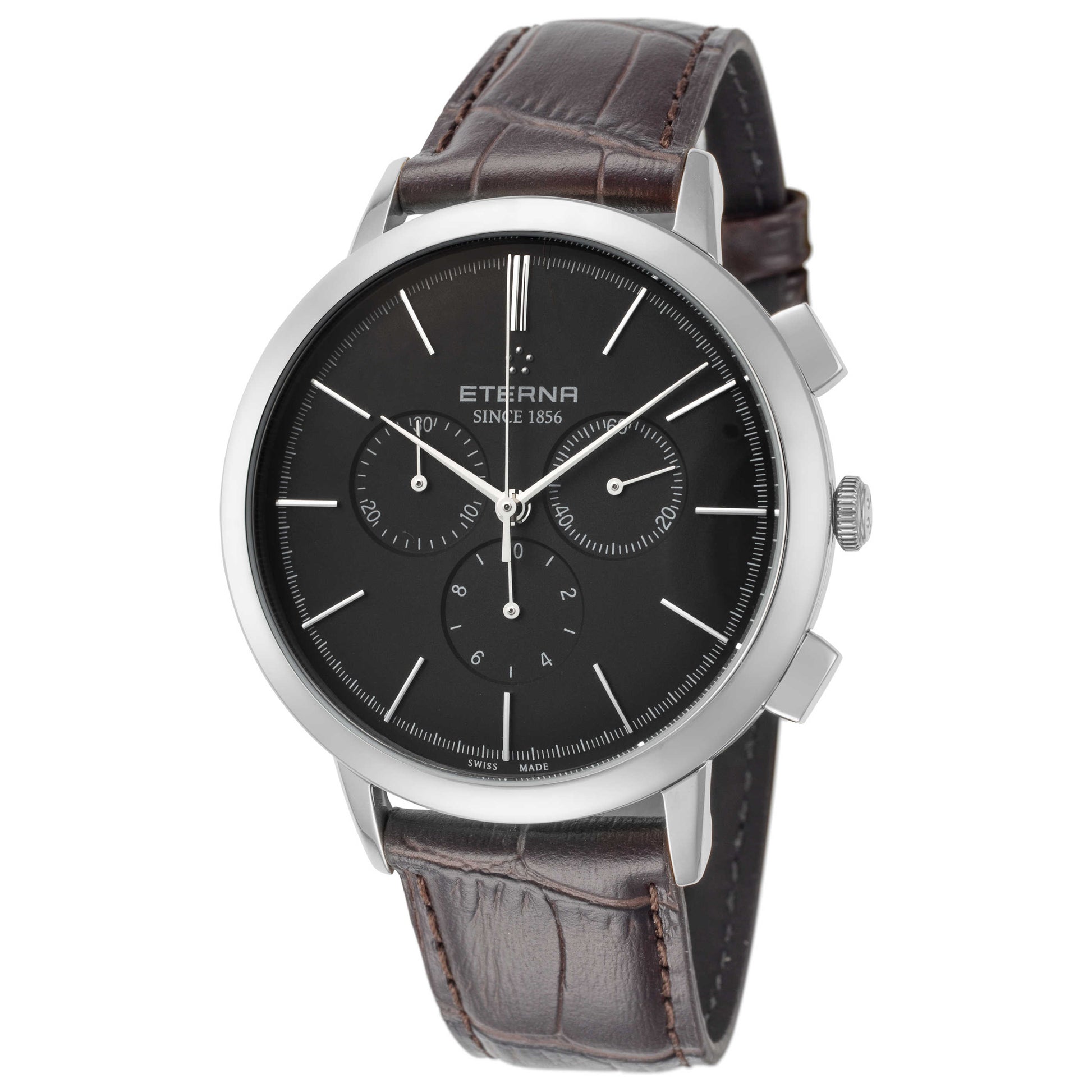 Front view of Eterna Eternity Men's Swiss Quartz (Battery-Powered) Watch 2760-41-50-1415