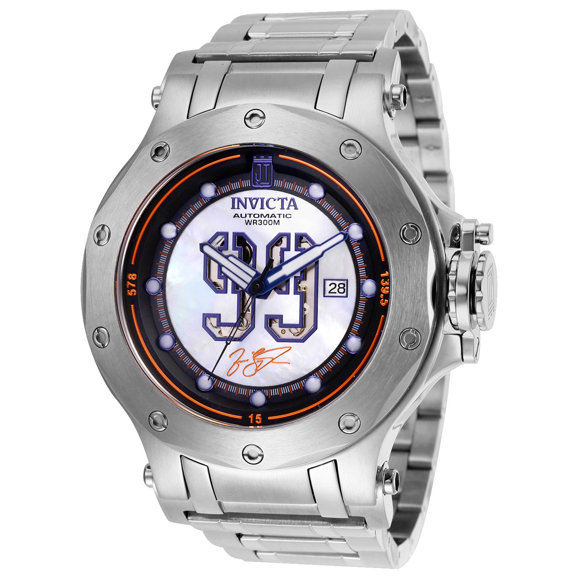 Front view of Invicta Jason Taylor Men's Automatic Watch 27603
