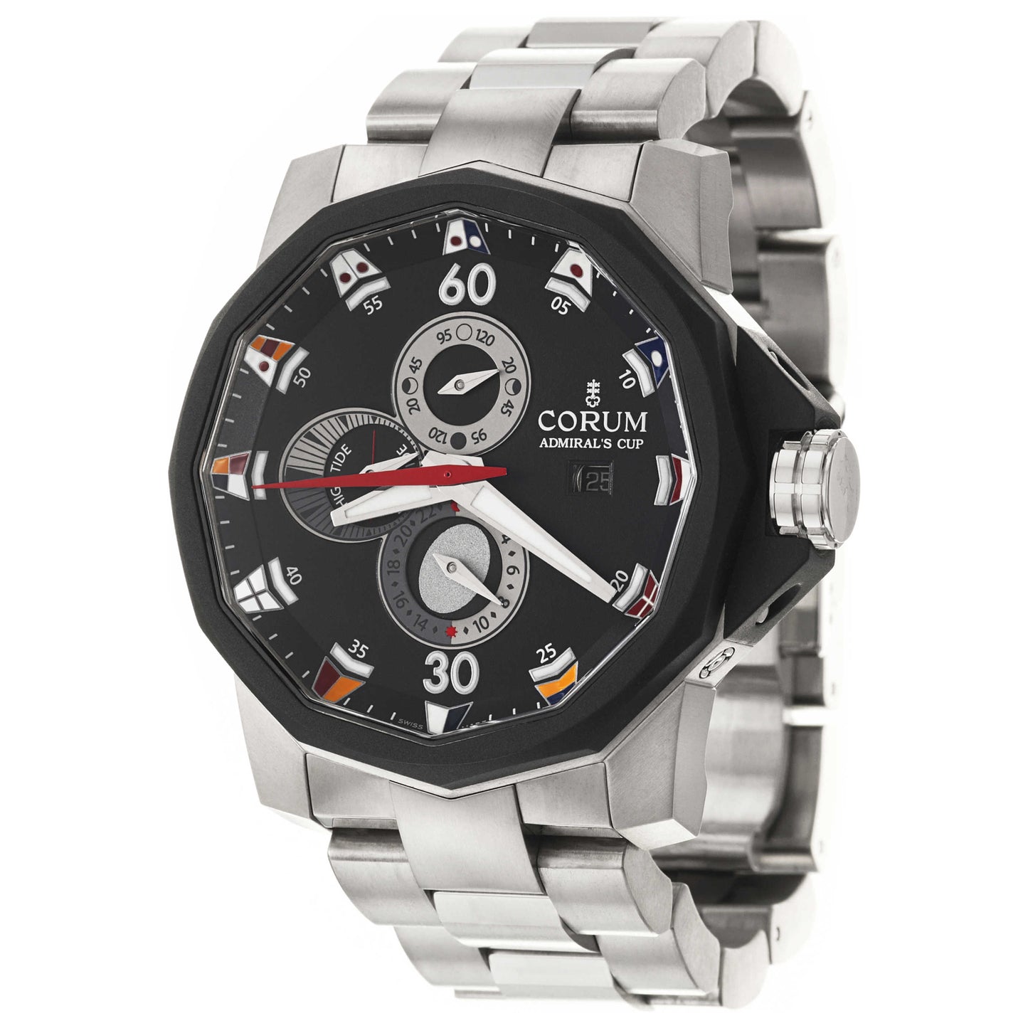 Front view of Corum Admiral's Cup Men's Automatic Watch 277-931-06-V700-AN12
