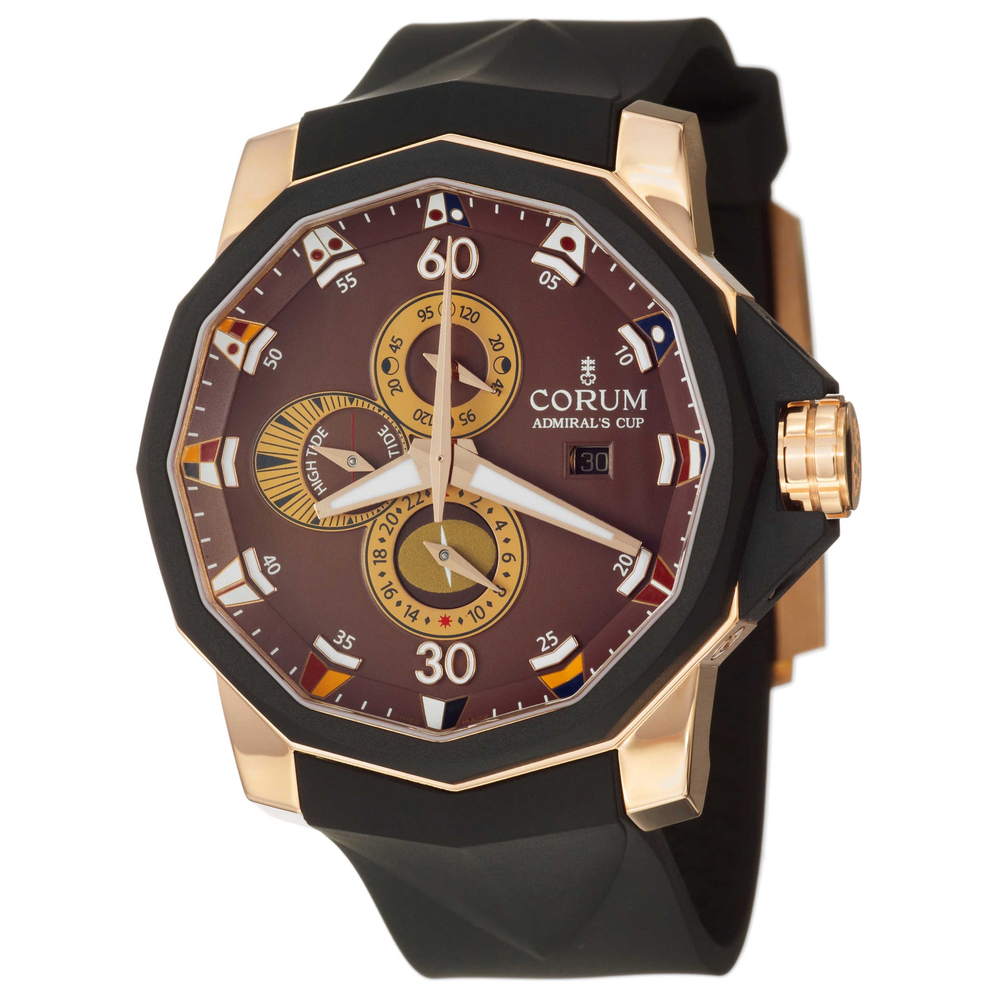 Front view of Corum Admiral's Cup Men's Automatic Watch 277-931-91-0371-AG42