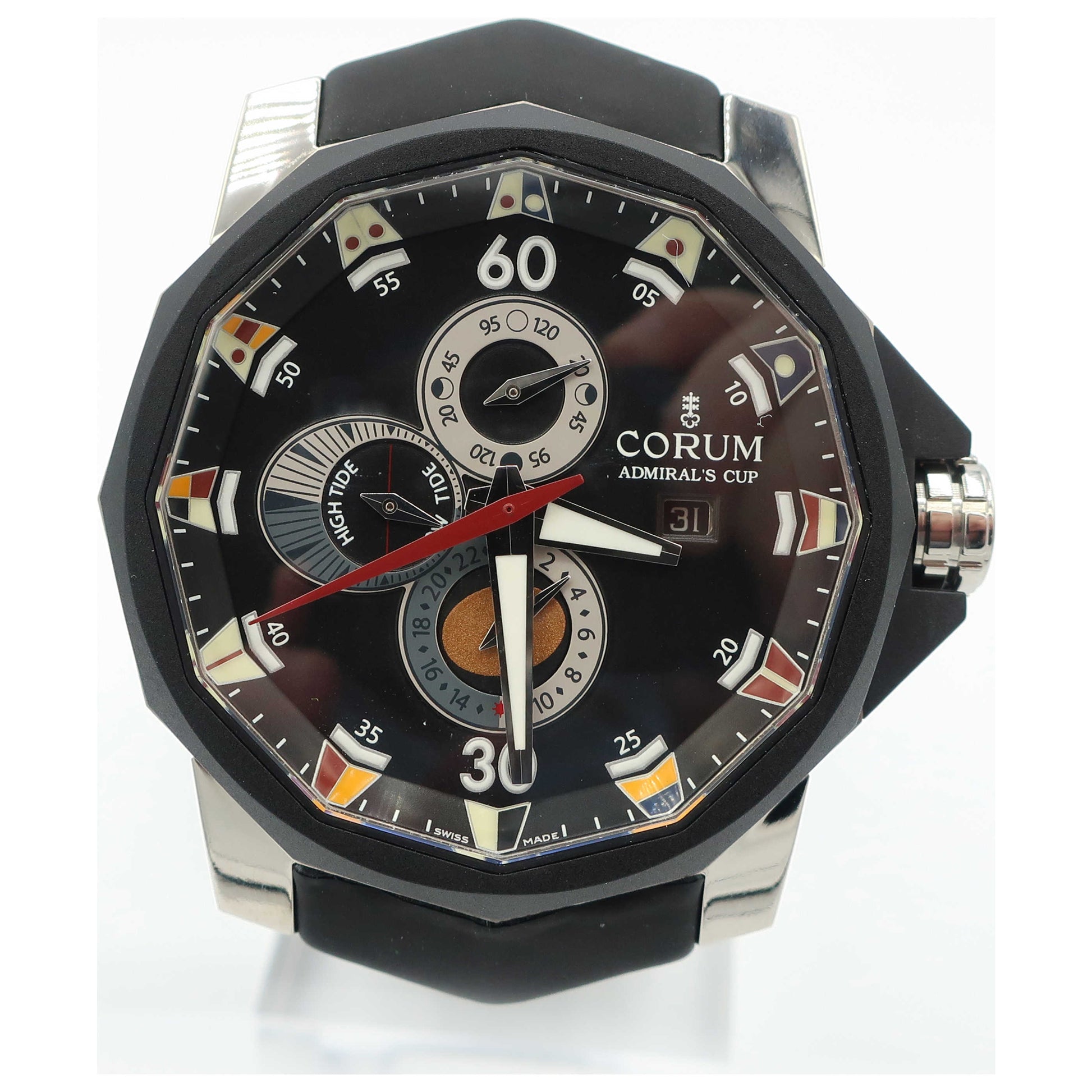 Front view of Corum Admiral's Cup Men's Automatic Watch 277-931060371AN12-SD