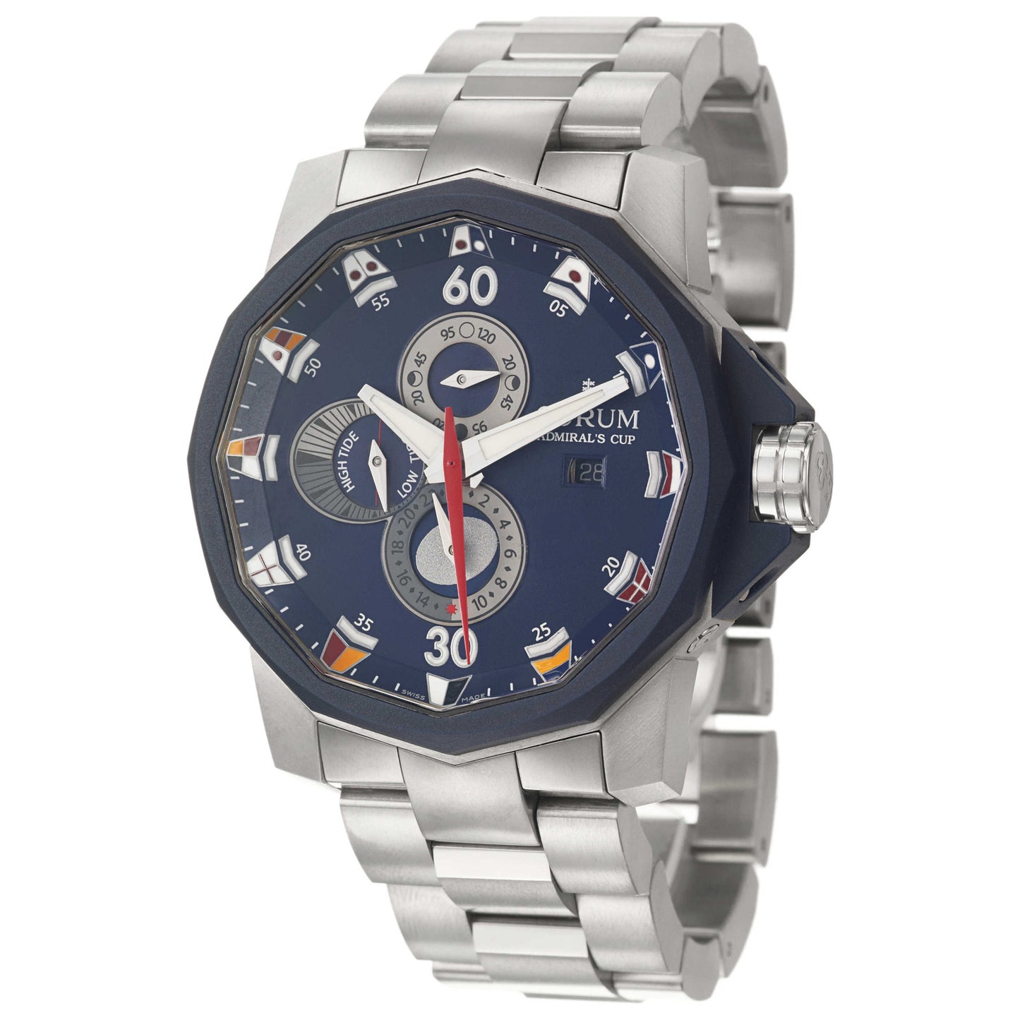 Front view of Corum Admiral's Cup Men's Automatic Watch 277-933-06-V700-AB12