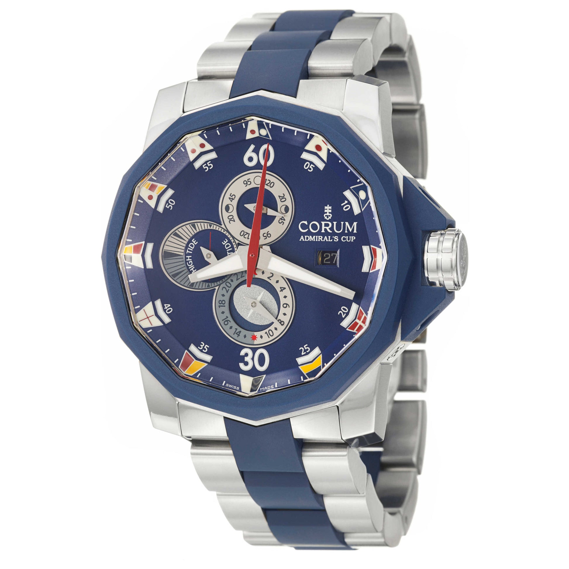 Front view of Corum Admiral's Cup Men's Automatic Watch 277-933-06-V793-AB12