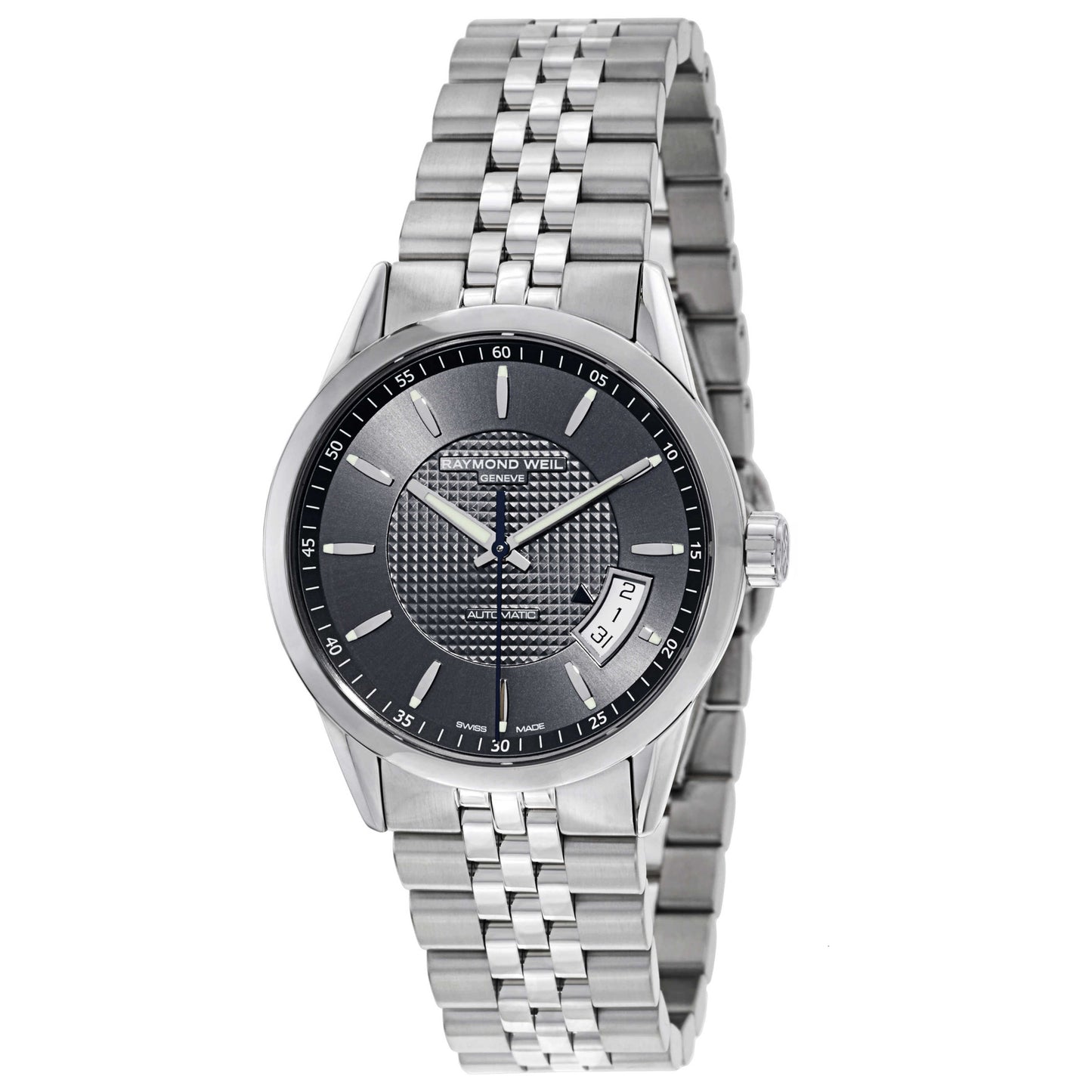 Front view of Raymond Weil Freelancer Men's Automatic Watch 2770-ST-60021