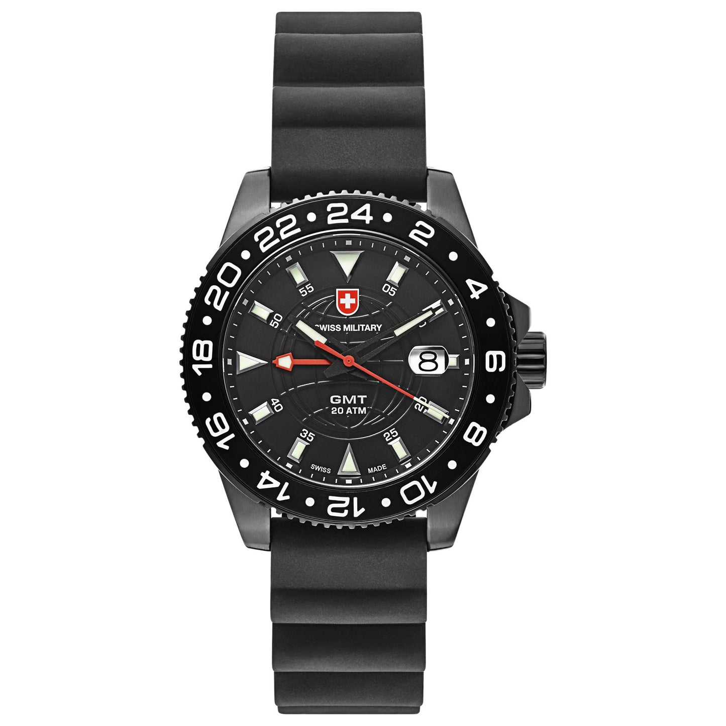 Front view of Charmex GMT Men's Swiss Quartz (Battery-Powered) Watch 27761