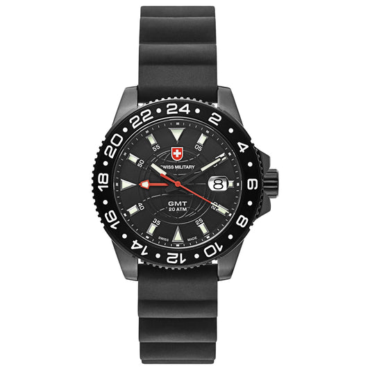 Front view of Charmex GMT Men's Swiss Quartz (Battery-Powered) Watch 27761